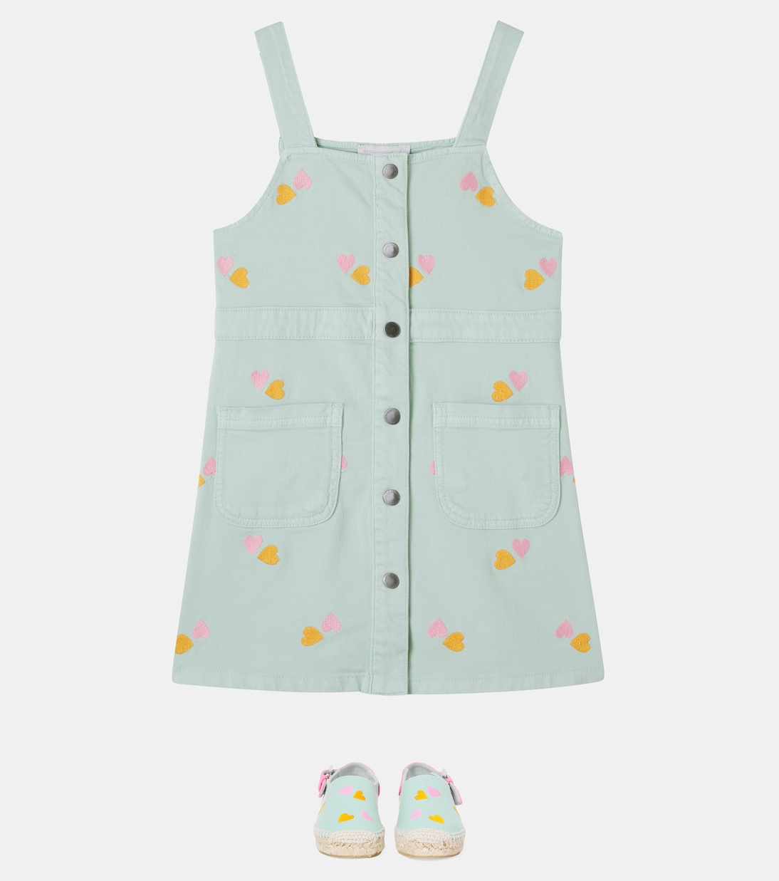 엠브로이더리 데님 드레스 | Stella McCartney Kids