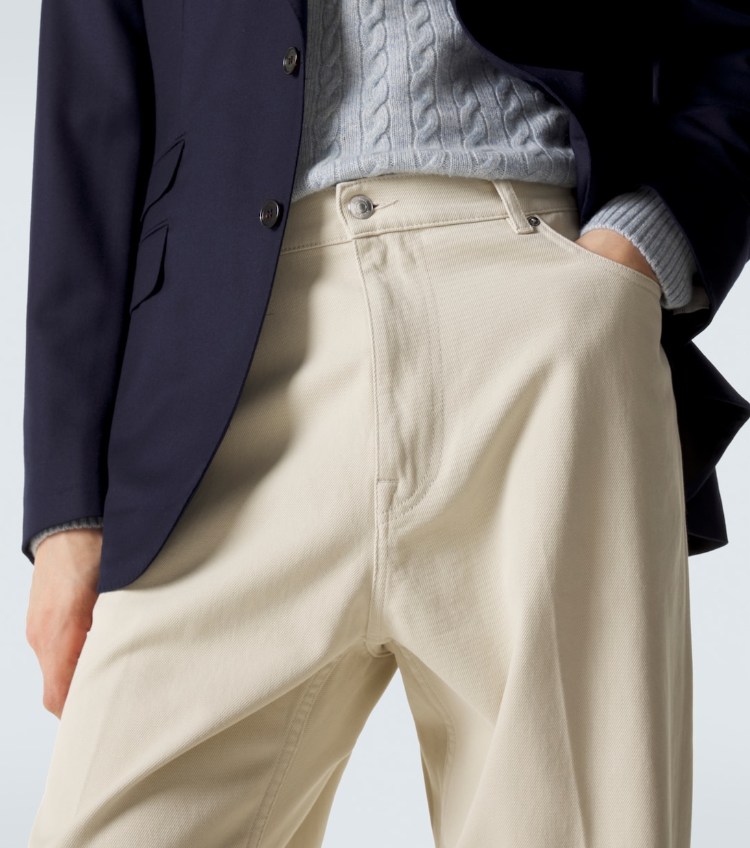 Cotton straight pants | Dunhill