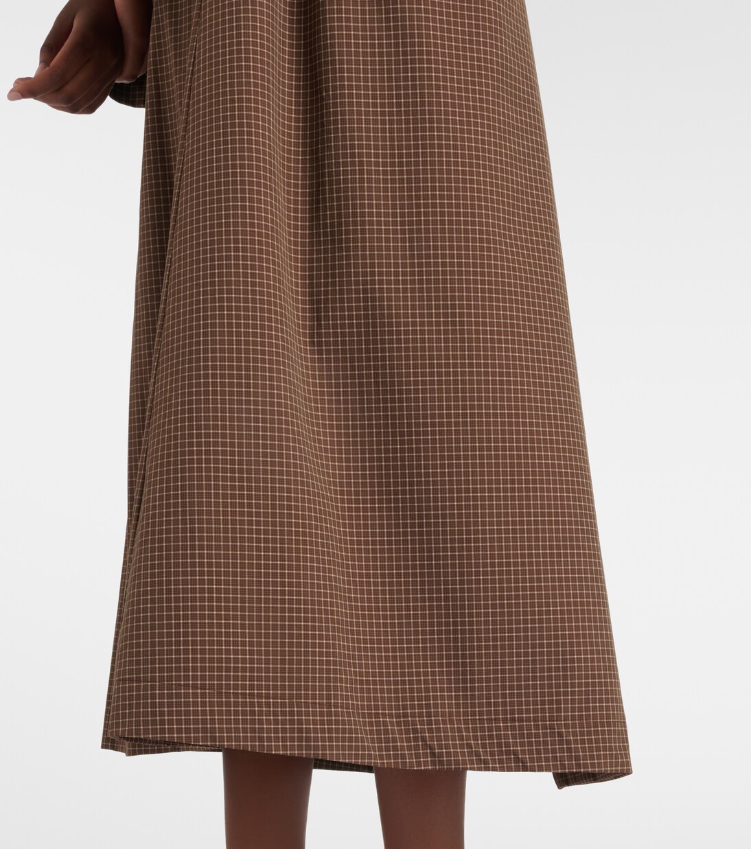 格纹系带大衣 | Róhe