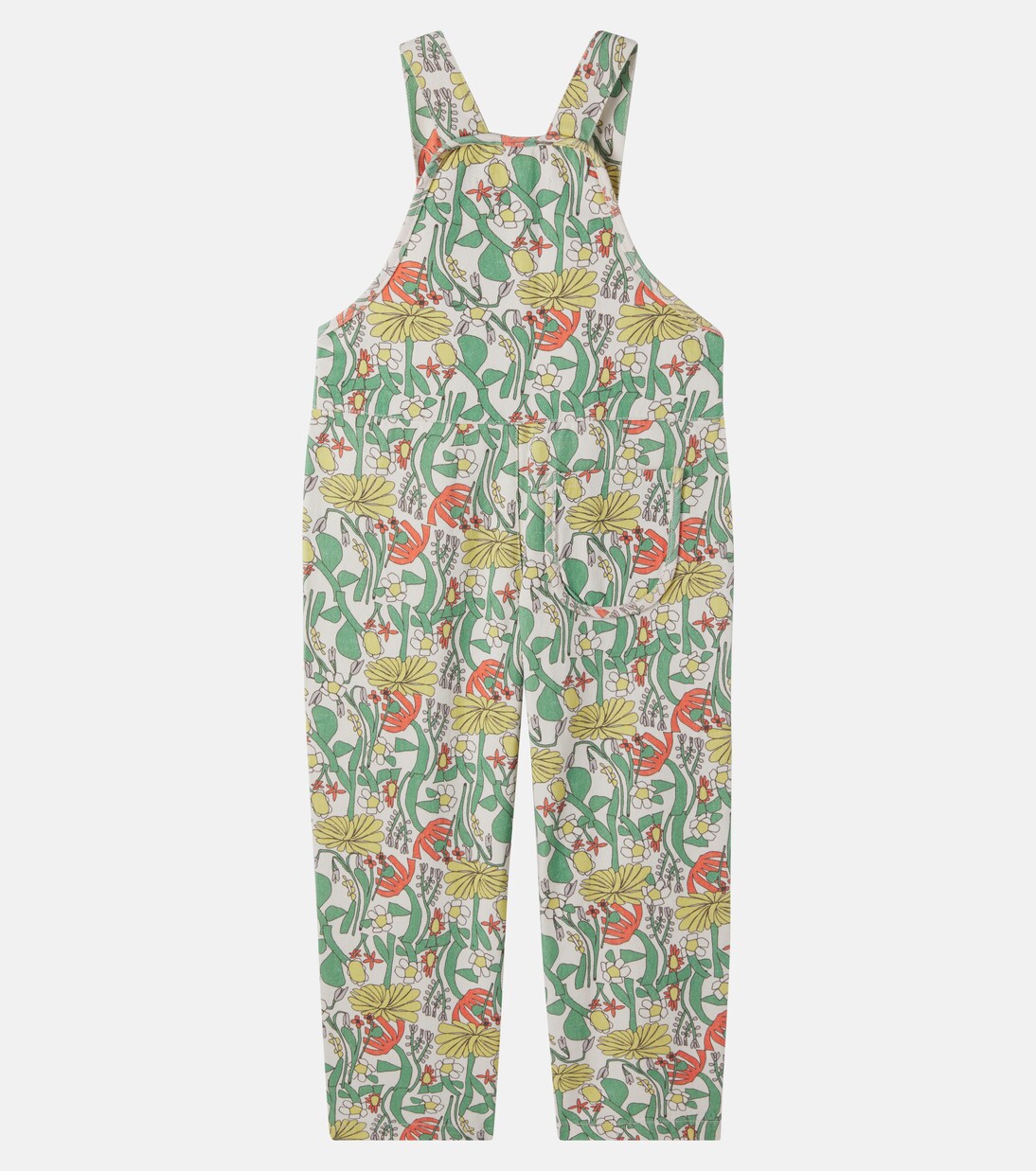 Color Herbalist floral cotton overalls | Bobo Choses