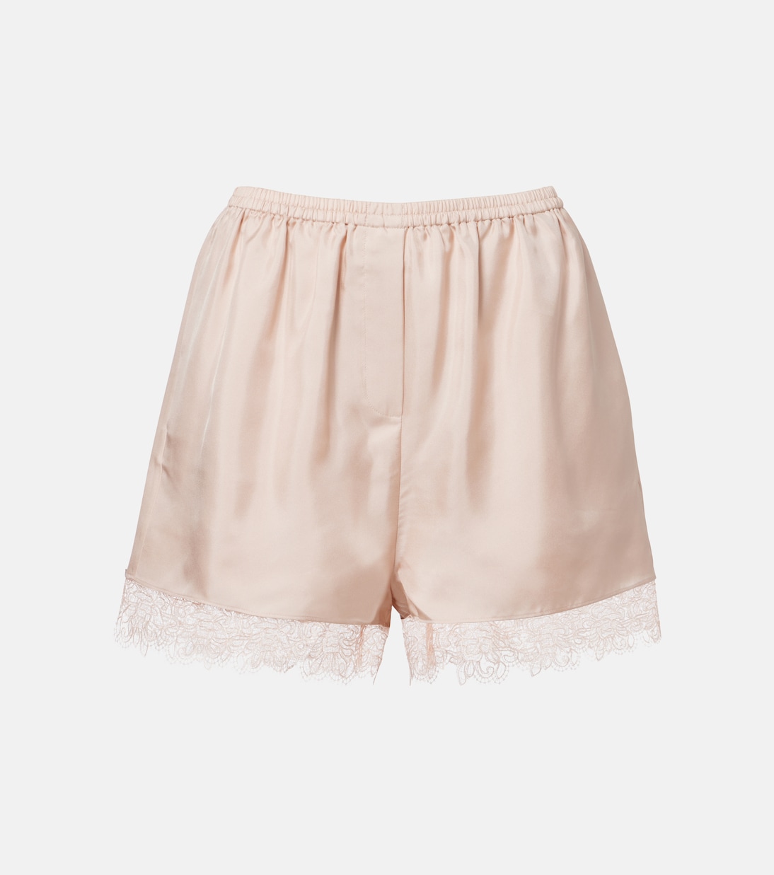Shorts aus Seide mit Spitze | Róhe