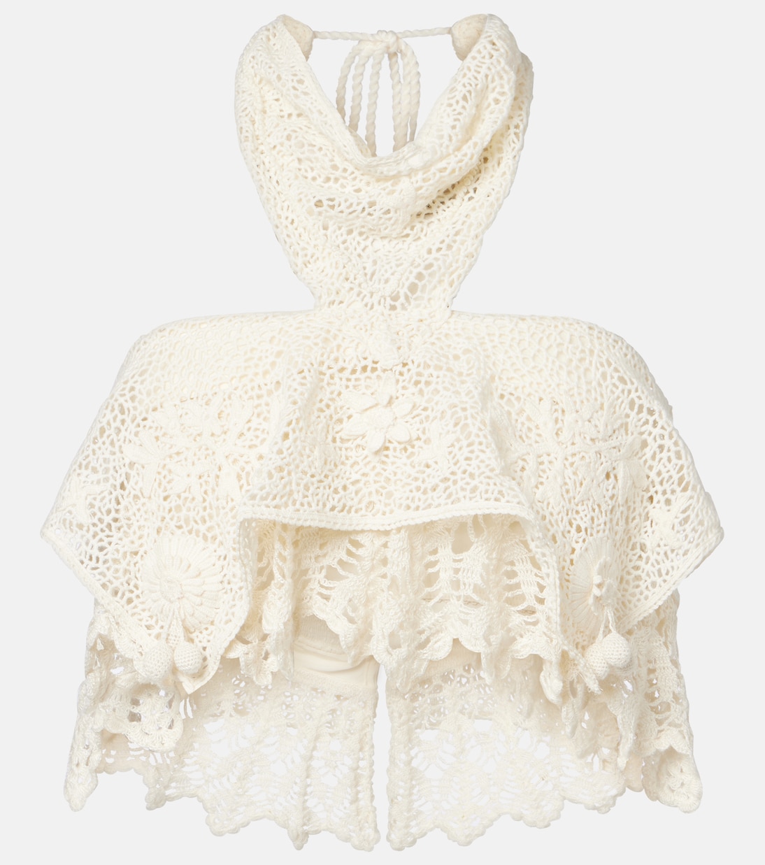 Dunvel crochet halterneck crop top | Isabel Marant