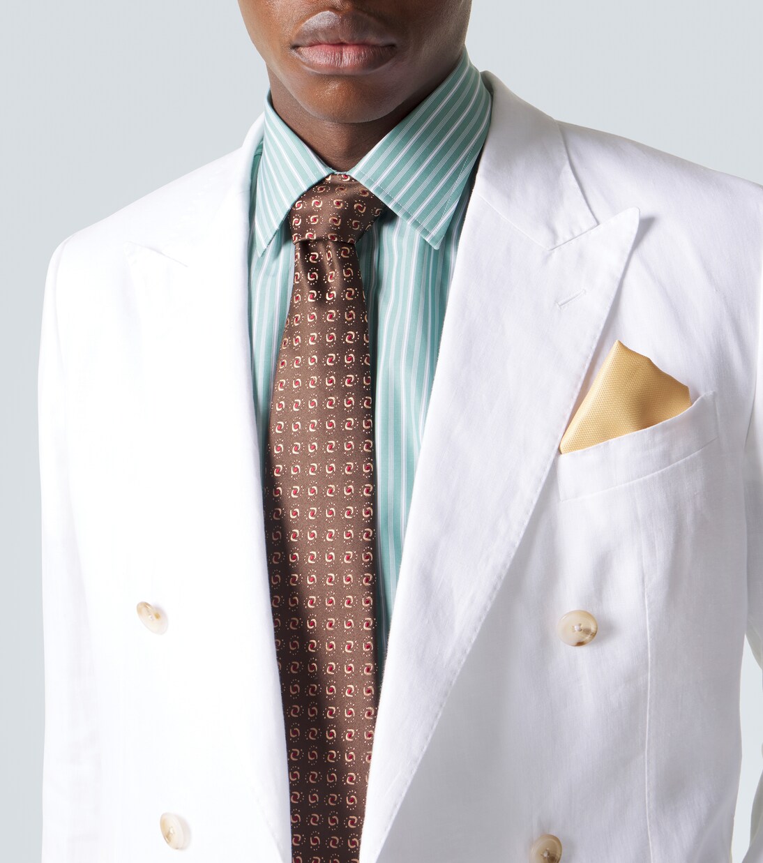 Striped cotton poplin shirt | Charvet