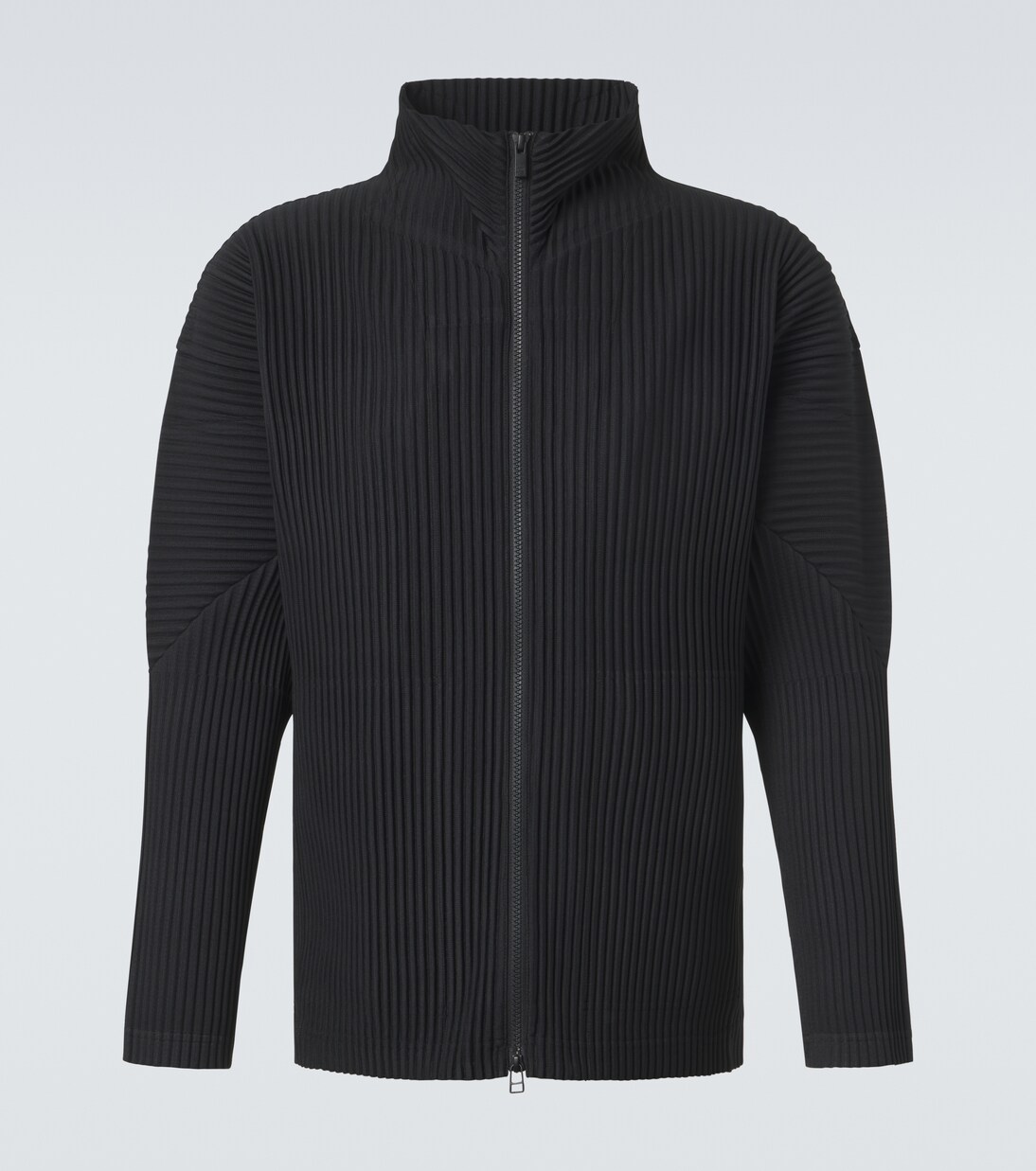 Basics pleated zip-up cardigan | Homme Plissé Issey Miyake