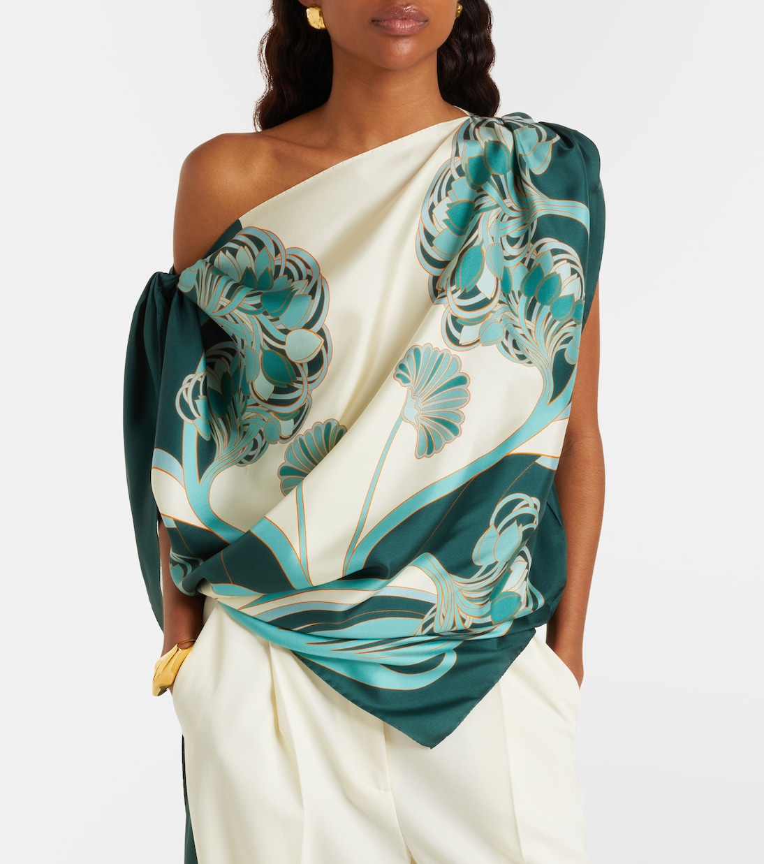 Top Full-On aus Seiden-Twill | La DoubleJ