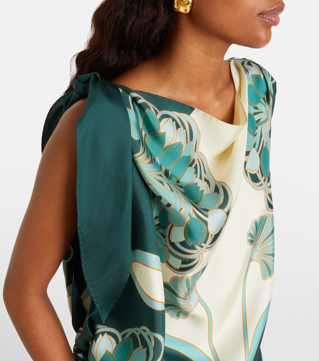 Top Full-On aus Seiden-Twill | La DoubleJ