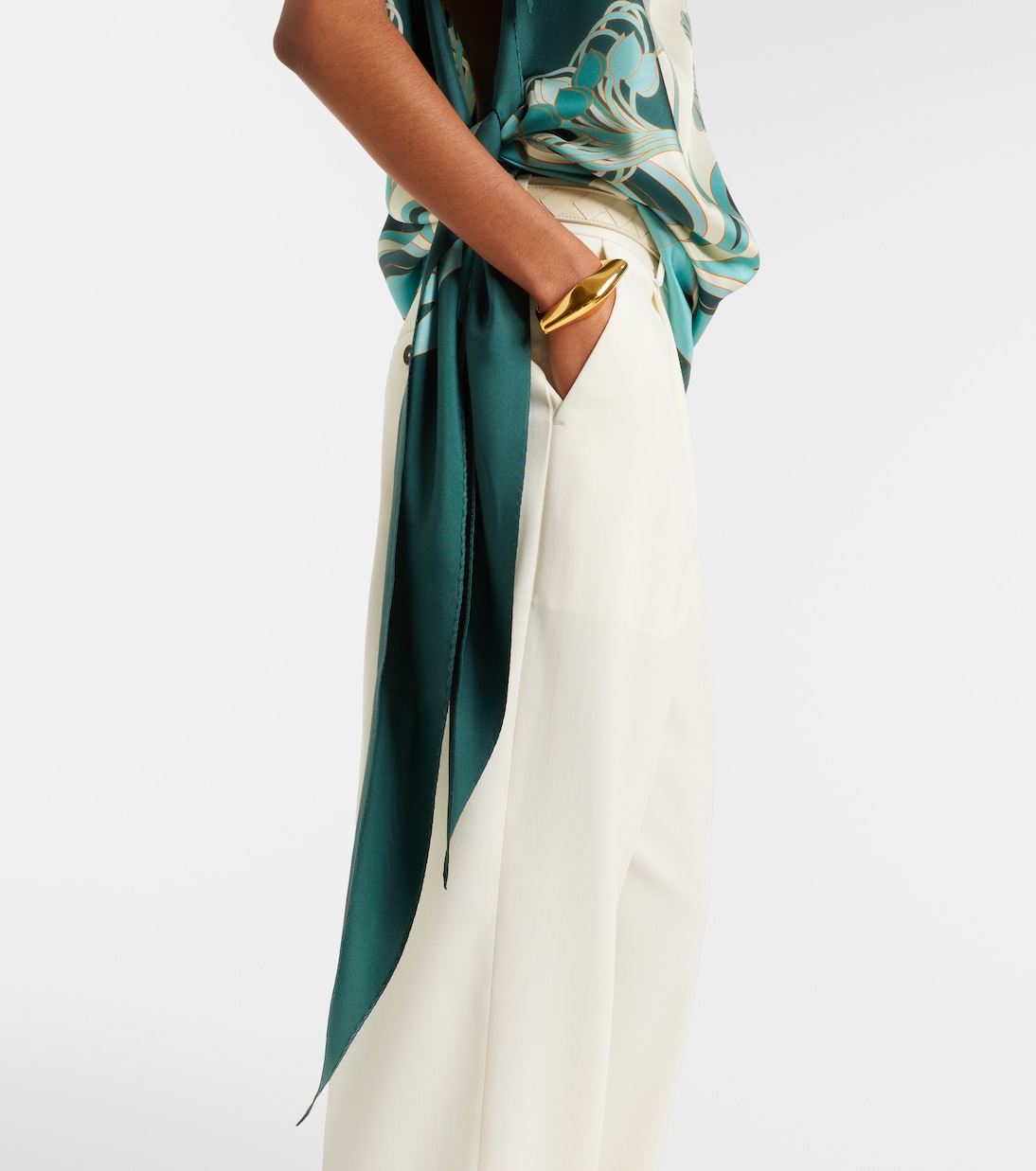 Top Full-On aus Seiden-Twill | La DoubleJ