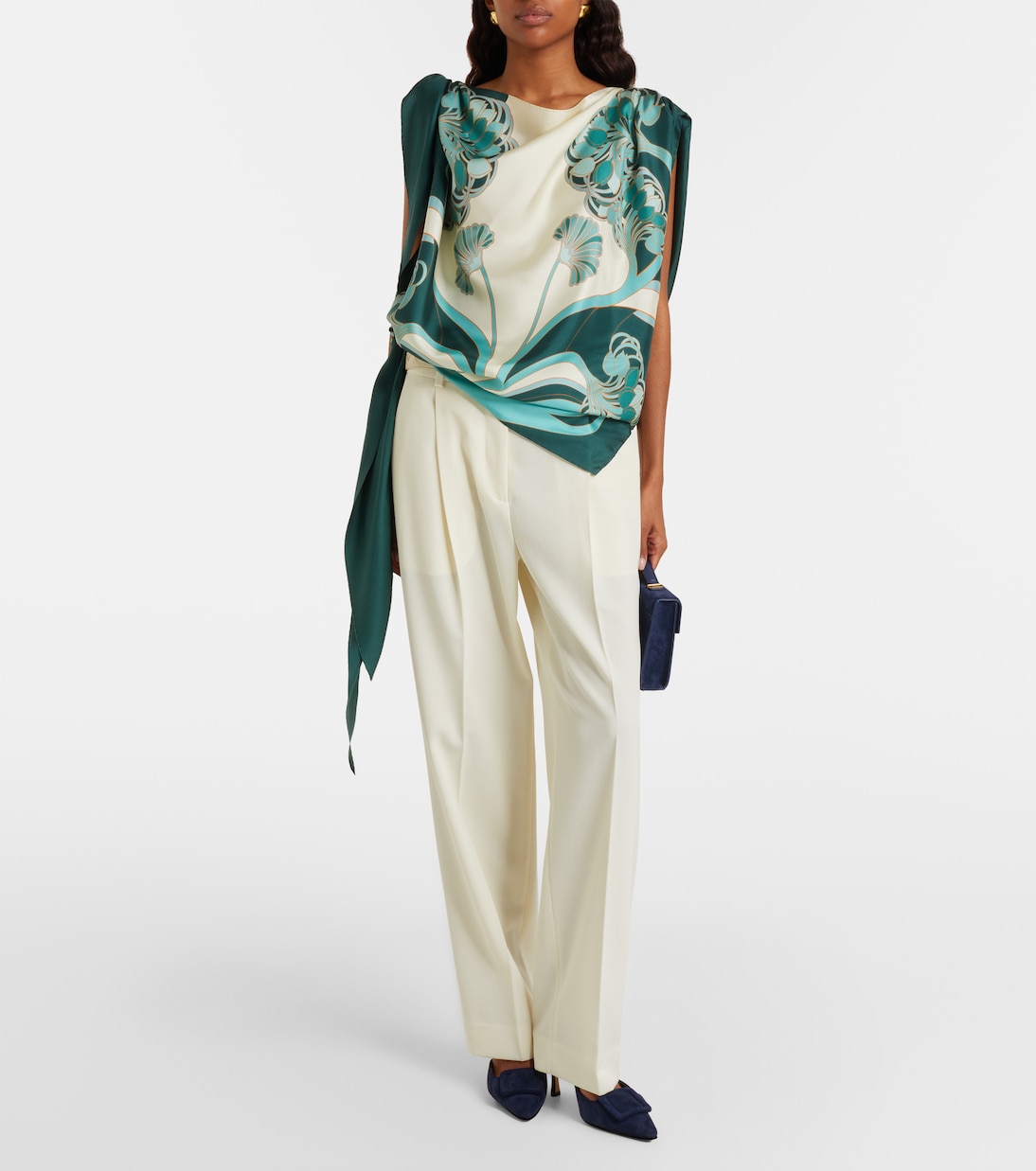 Top Full-On aus Seiden-Twill | La DoubleJ