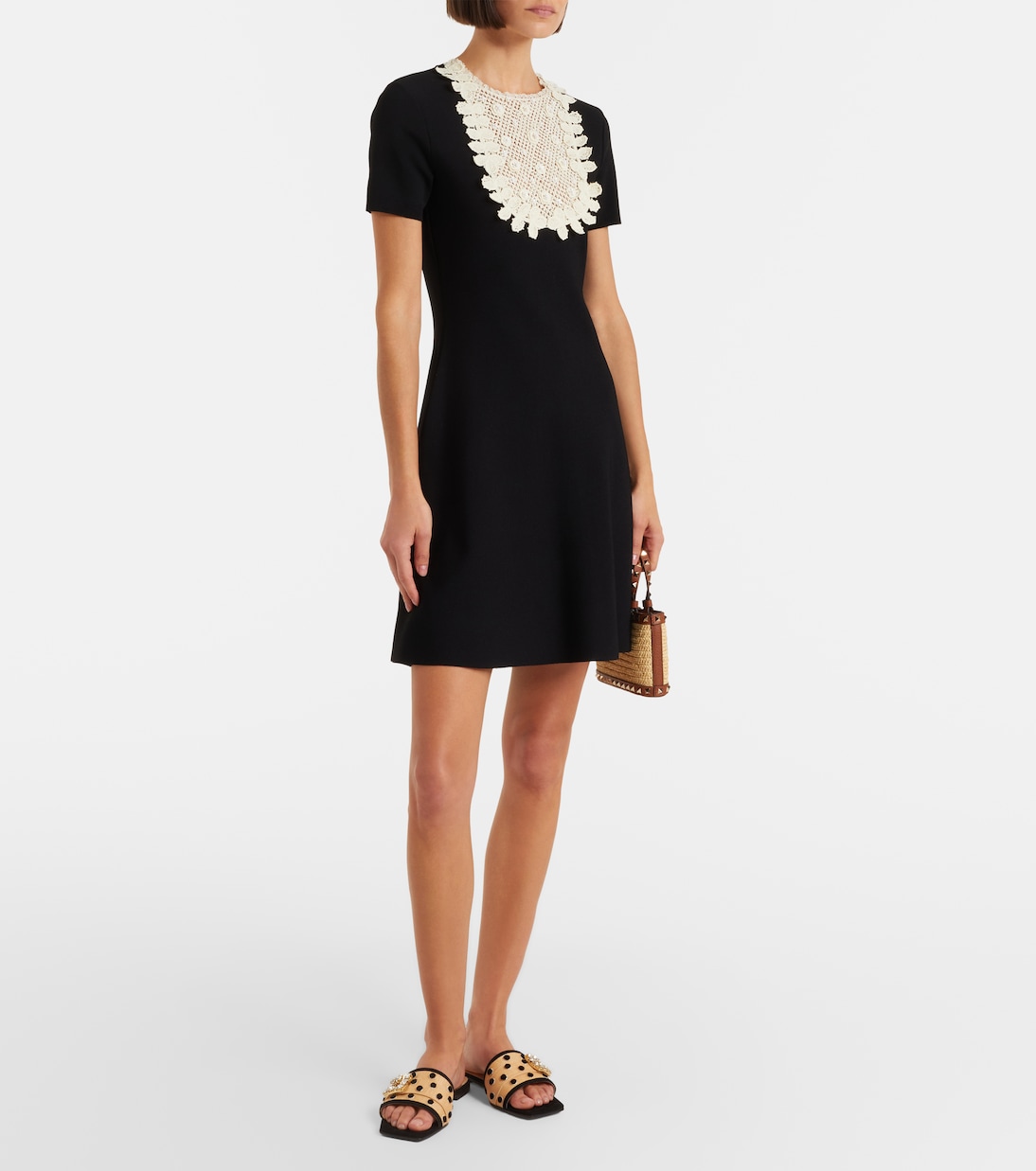 Viv' By The Sea polka-dot canvas sandals | Roger Vivier