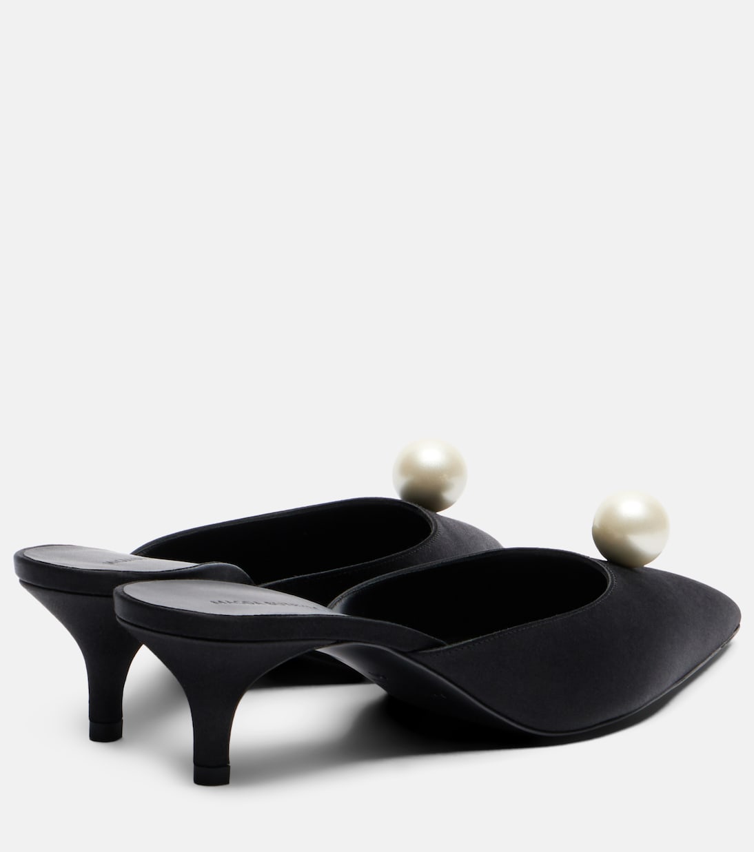 Faux pearl satin mules | Magda Butrym