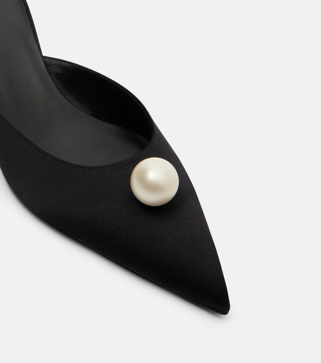 Faux pearl satin mules | Magda Butrym