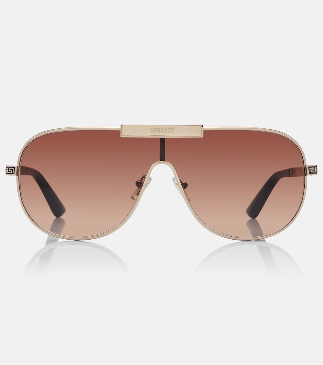 Greca Flow shield sunglasses | Versace