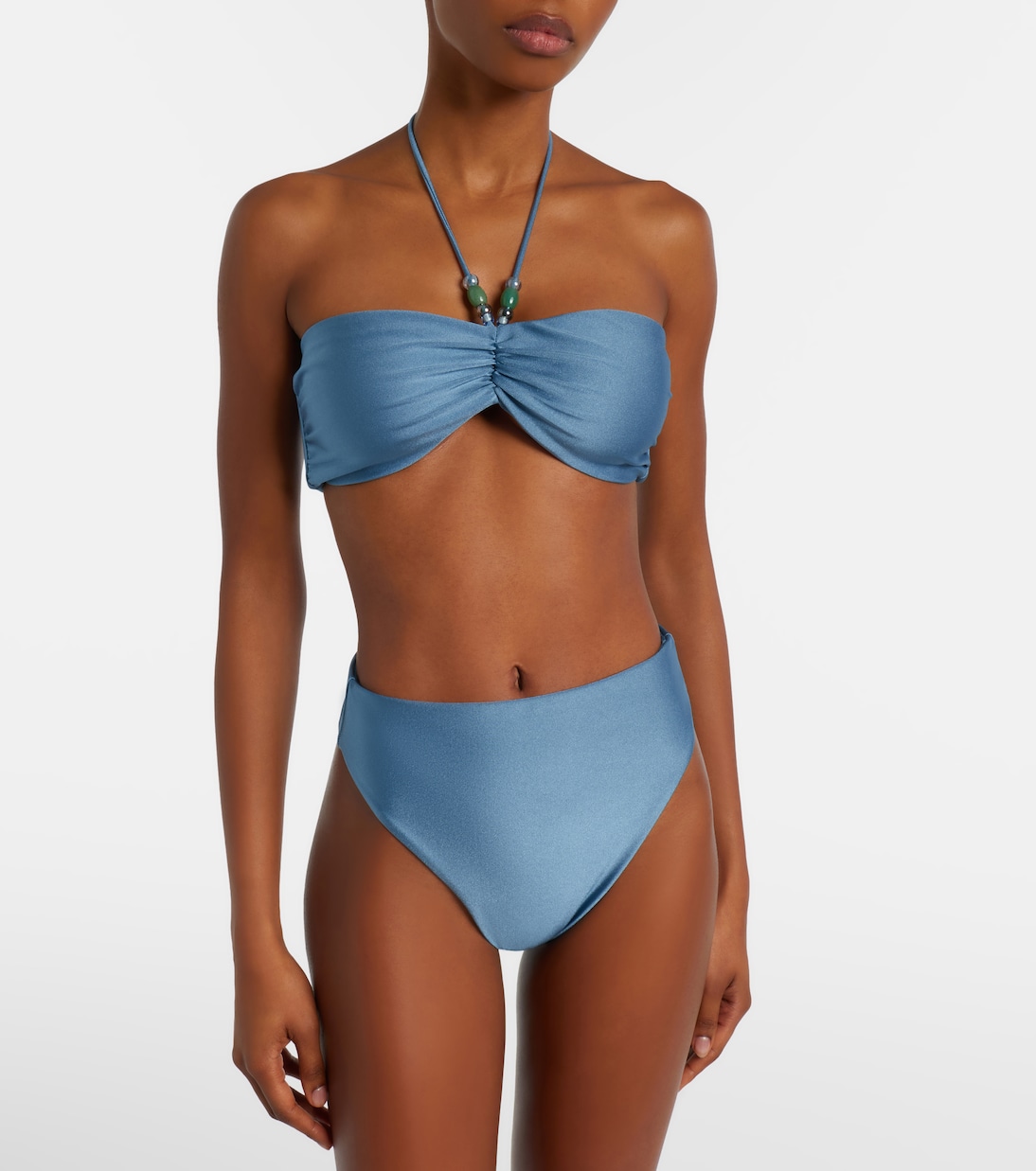 Zoe ruched bikini top | Jade Swim