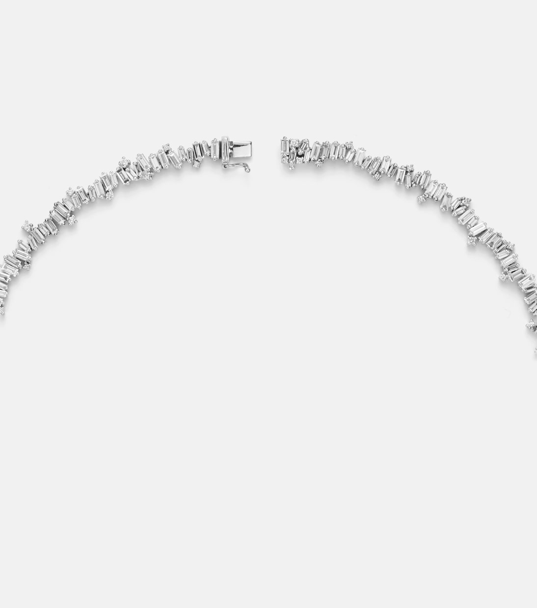 Halskette Bold Burst aus 18kt Weißgold mit Diamanten | Suzanne Kalan