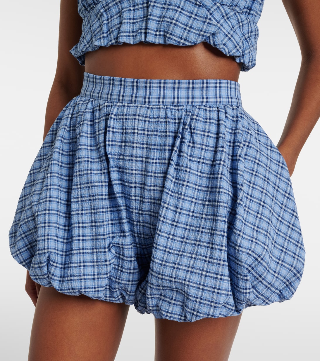 Shorts Mira de algodón a cuadros | Faithfull