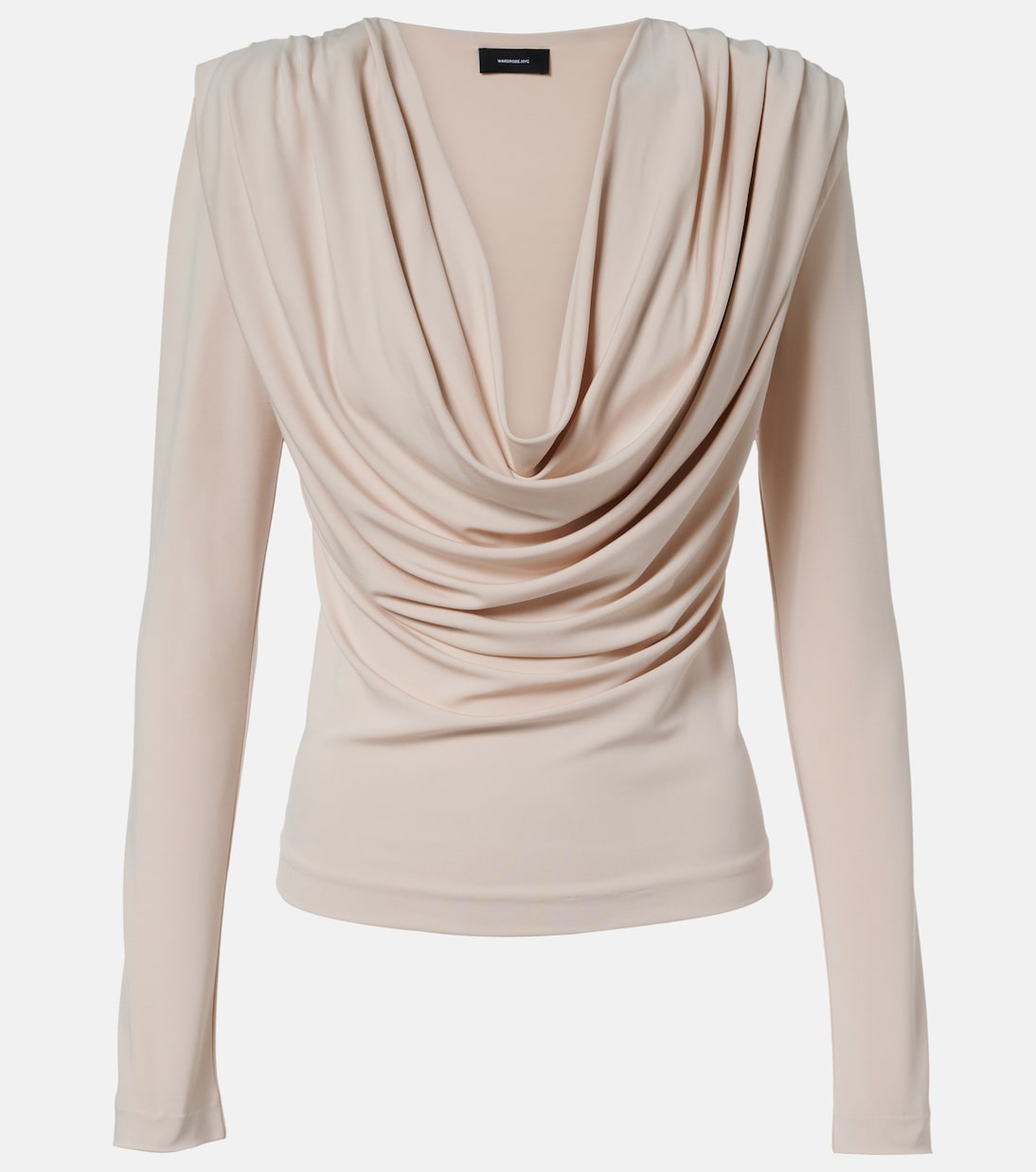 Draped jersey top  | Wardrobe.NYC