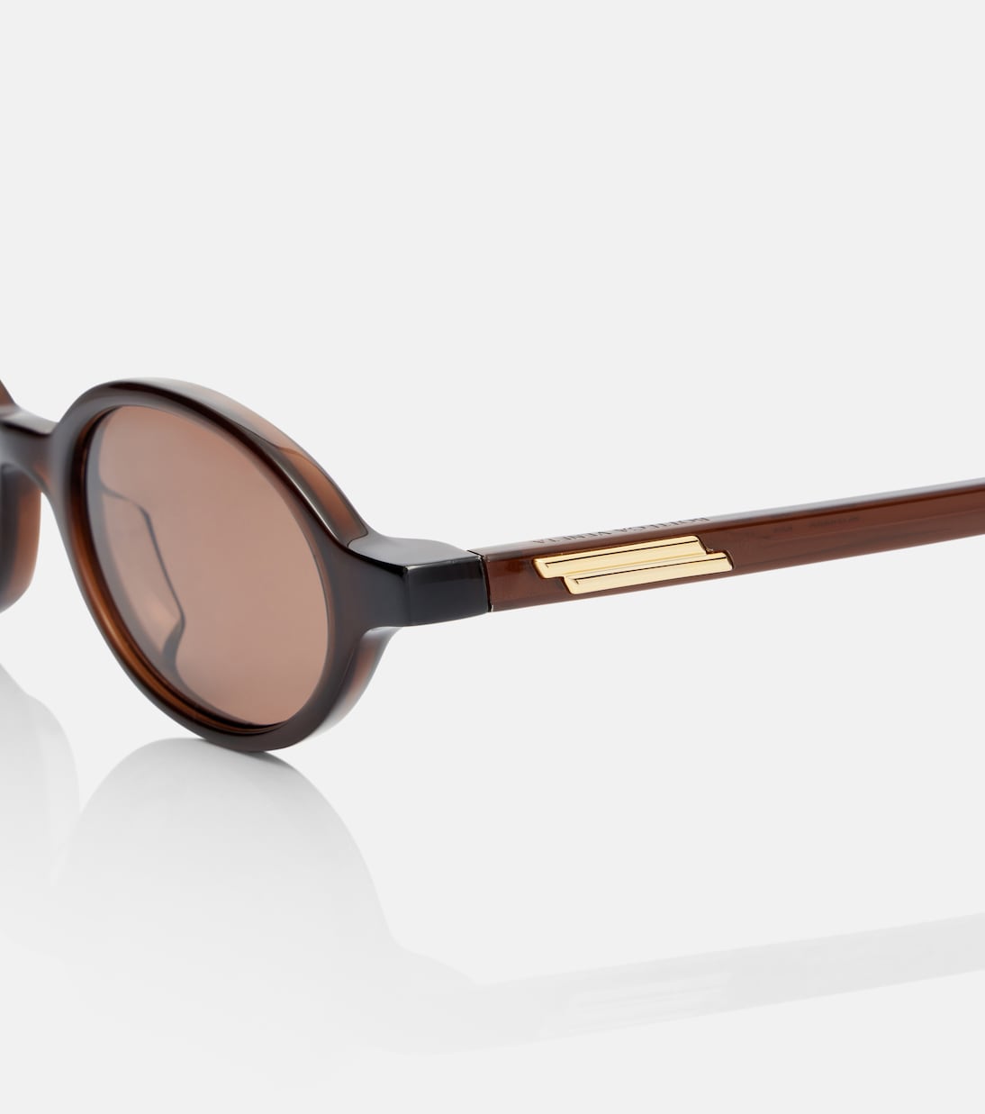 Slim Ribbon 오벌 선글라스 | Bottega Veneta