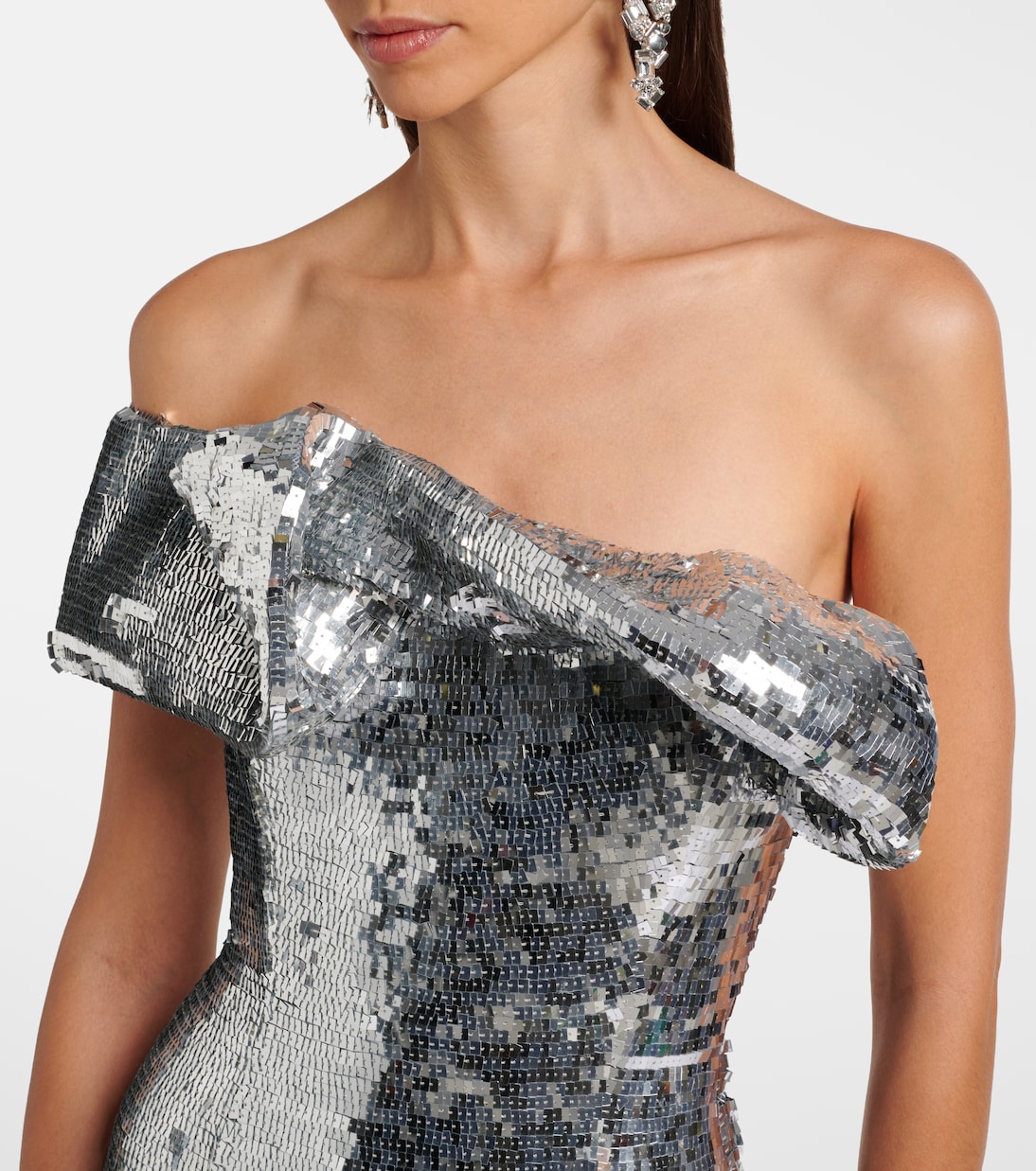 Tamzin sequined one-shoulder gown | Rachel Gilbert