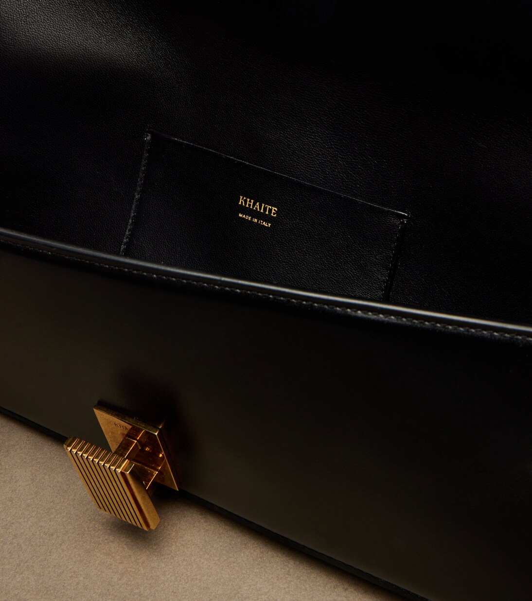 Blake leather clutch | Khaite