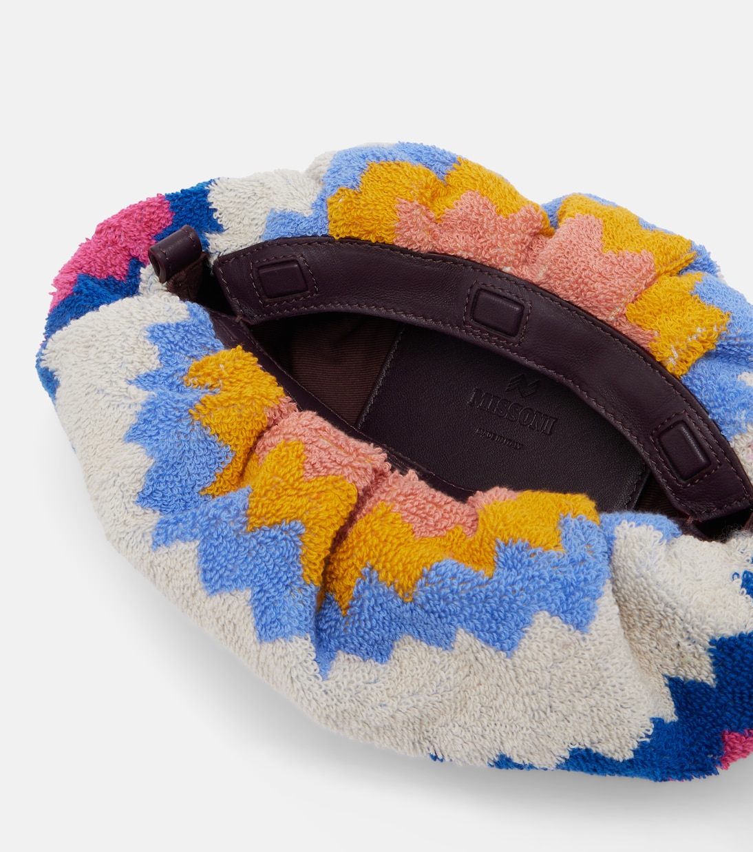 Zigzag Small terry clutch | Missoni