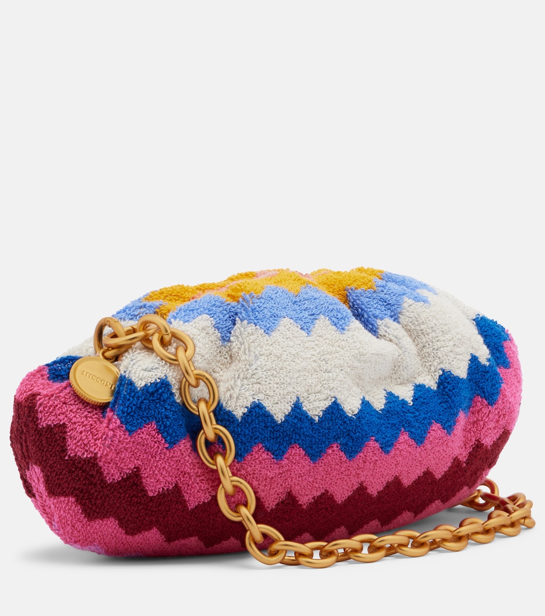Zigzag Small terry clutch | Missoni