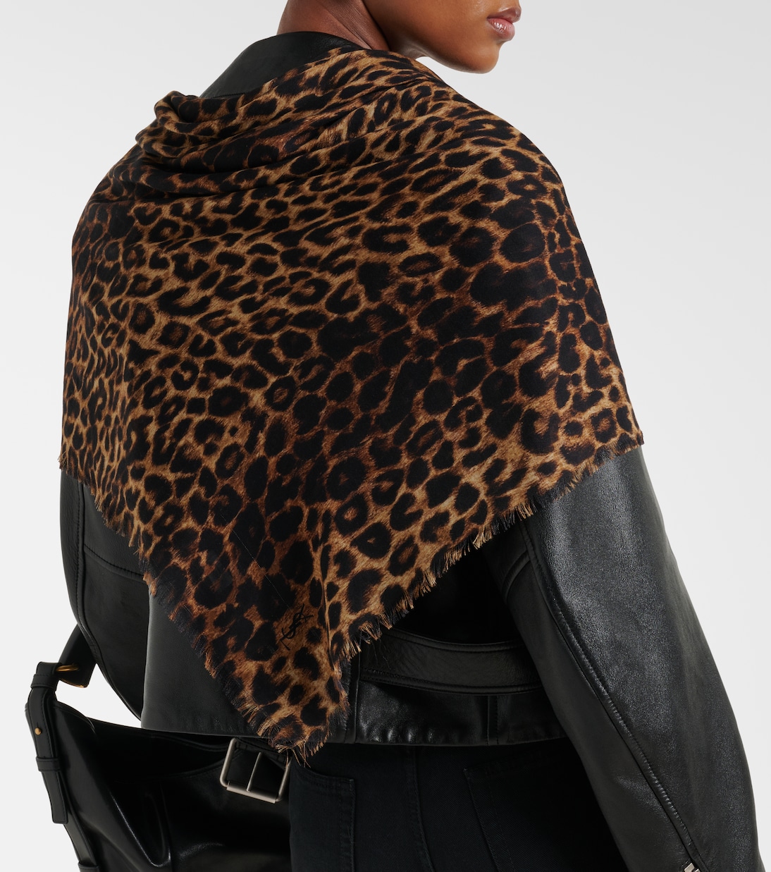 Pañuelo de lana estampado | Saint Laurent