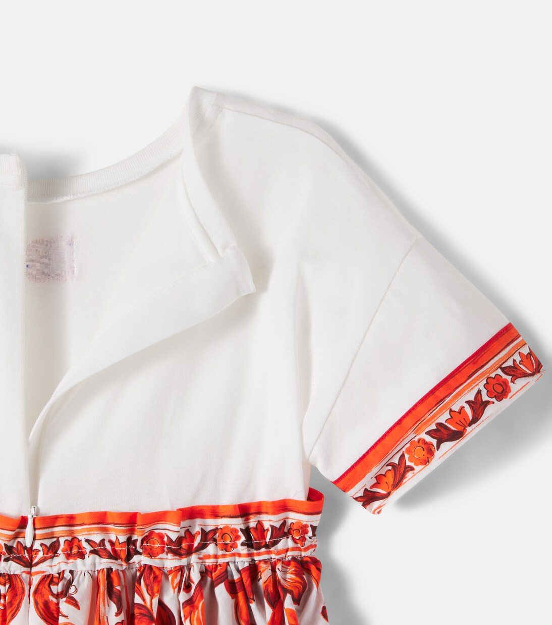Printed cotton jersey dress | Dolce&Gabbana Kids
