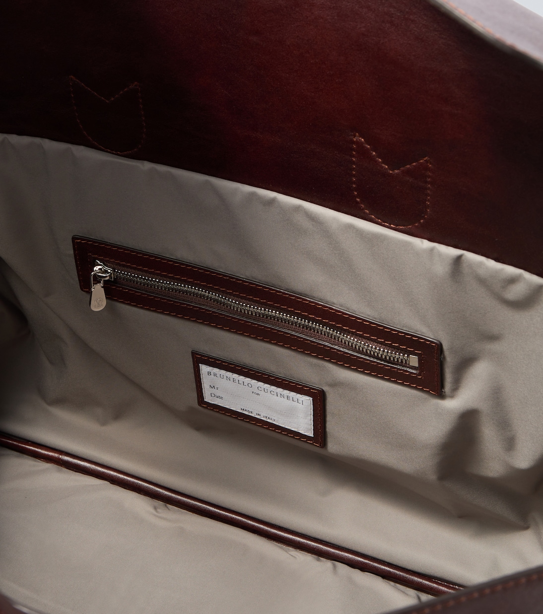 Sac de voyage en toile et cuir | Brunello Cucinelli