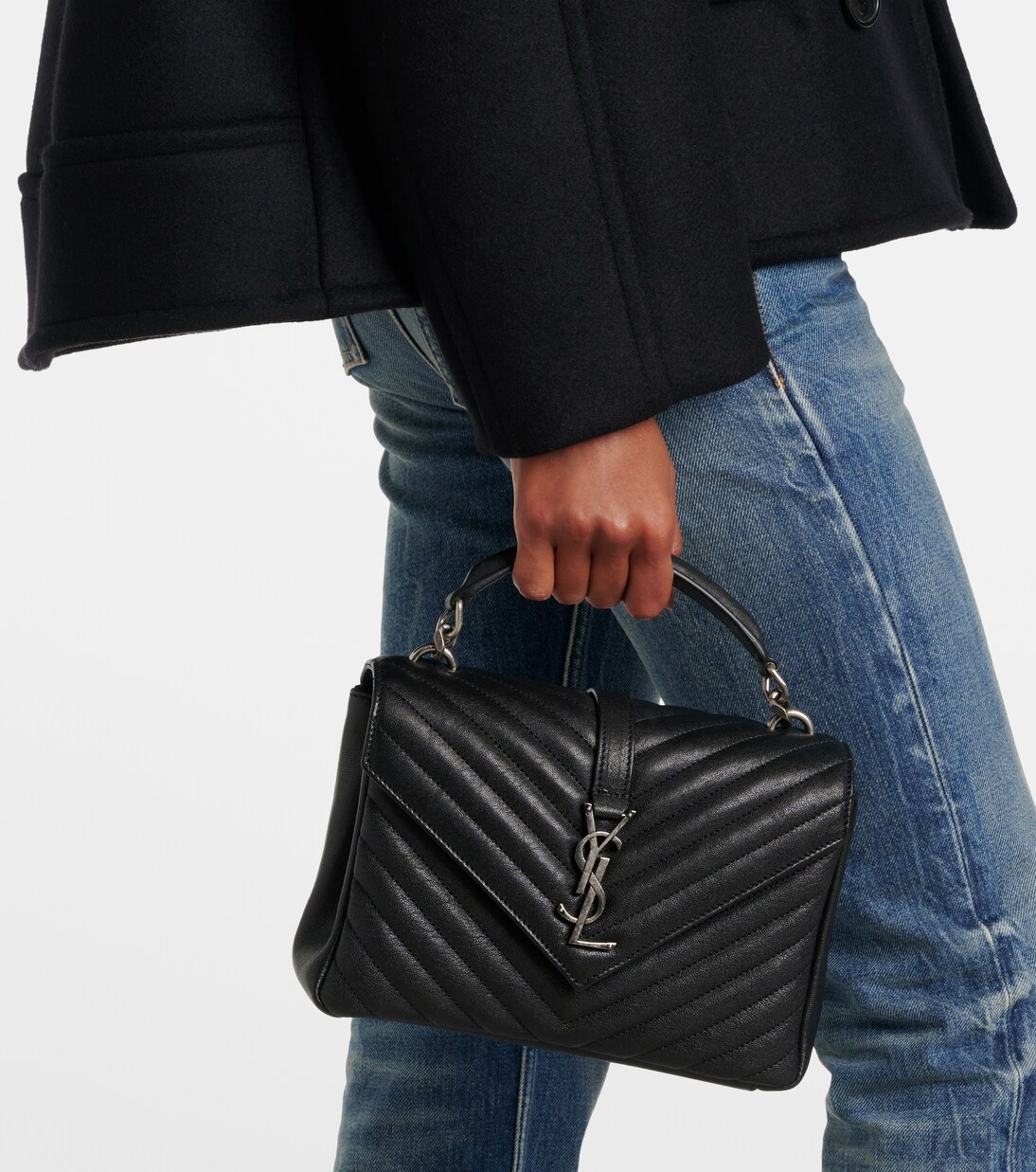 Schultertasche Collège Medium aus Leder | Saint Laurent