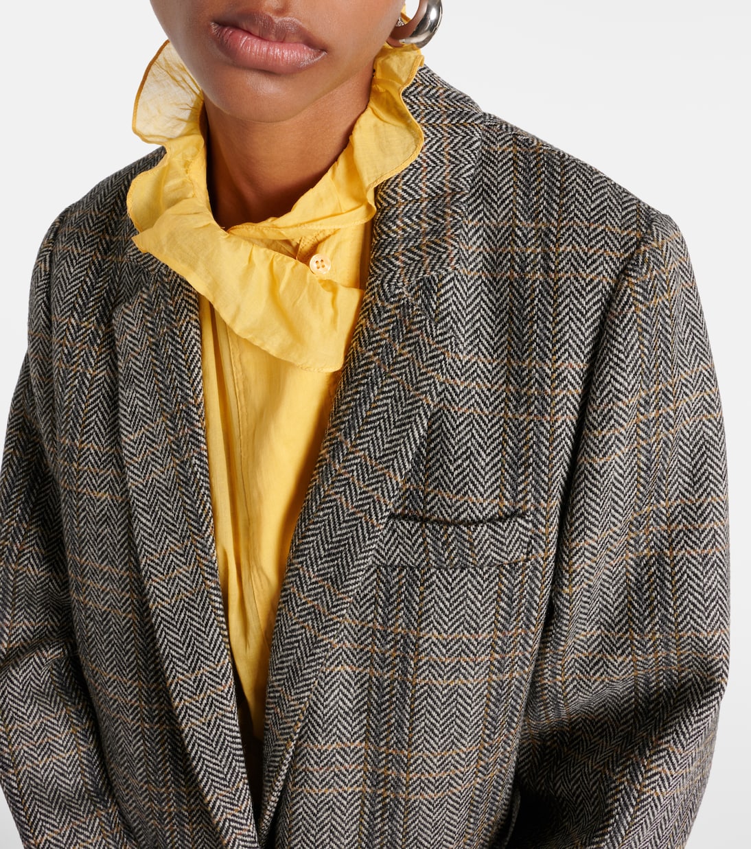 Blazer Charly in lana a quadri | Marant Etoile