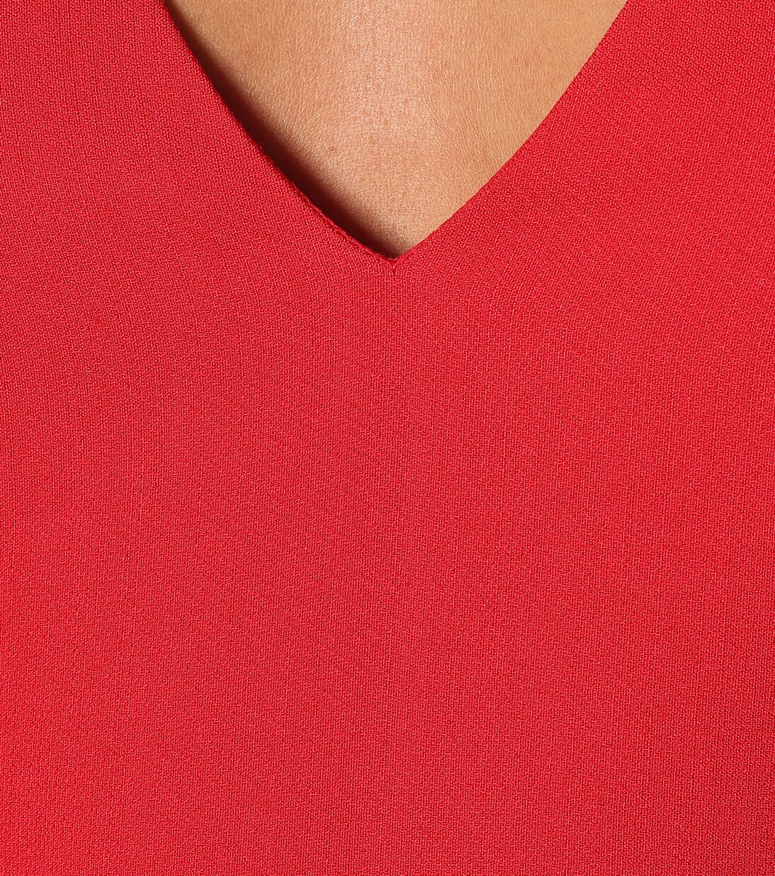 Valentino – Robe longue en laine et soie | Valentino