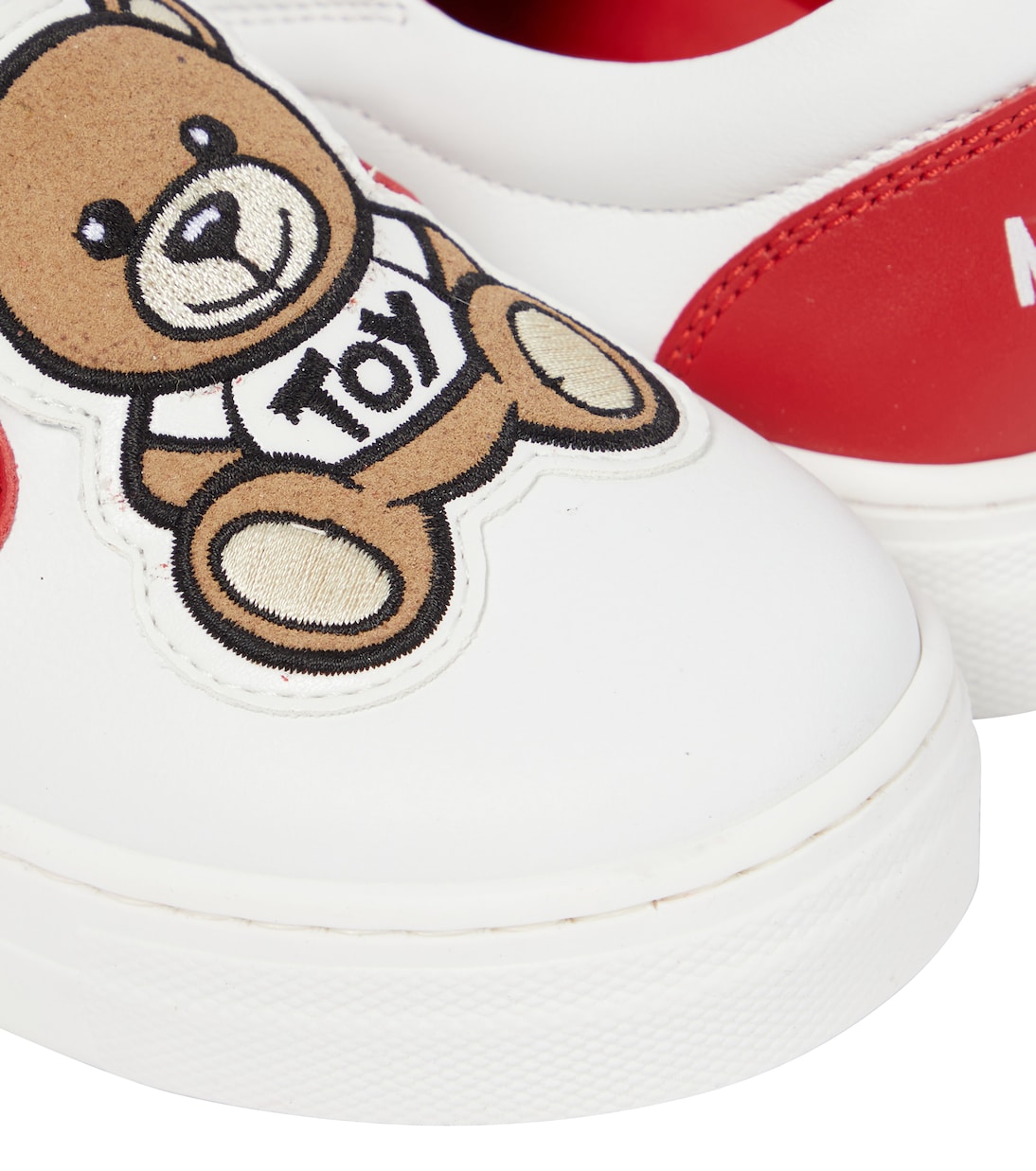 Zapatillas de piel sin cordones | Moschino Kids
