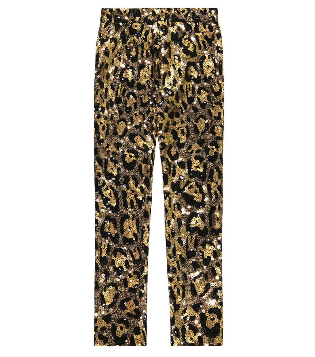 Sequined leopard leggings | Dolce&Gabbana Kids