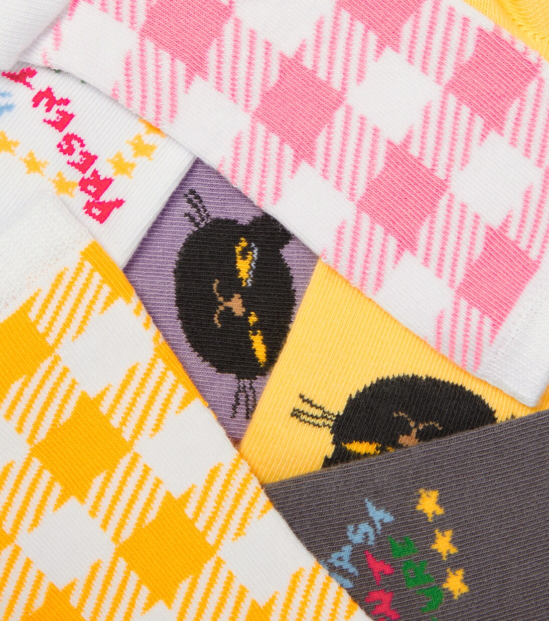 Set of 6 printed cotton-blend socks | Mini Rodini