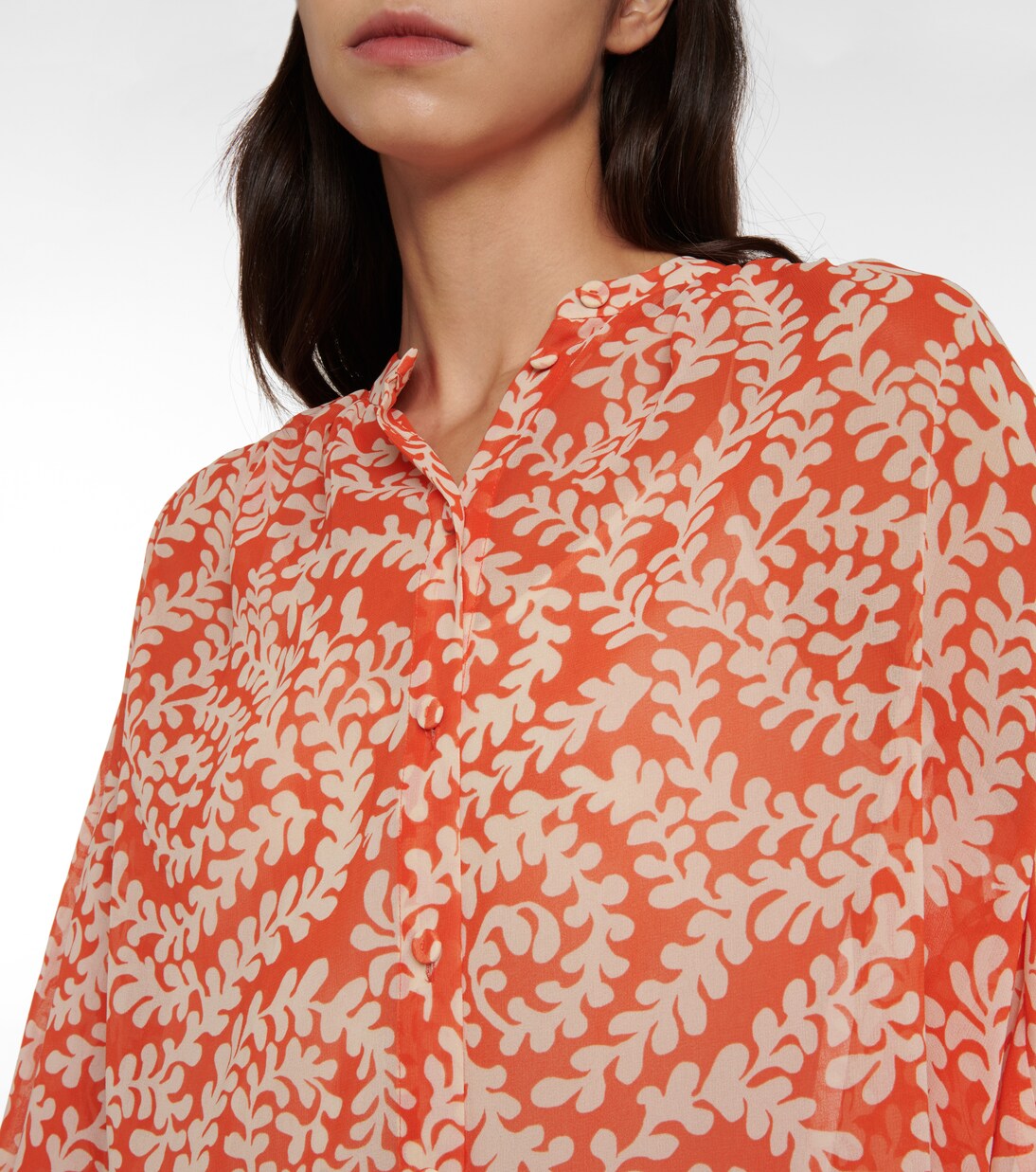 بلوزة بطبعات Bristol | Diane von Furstenberg