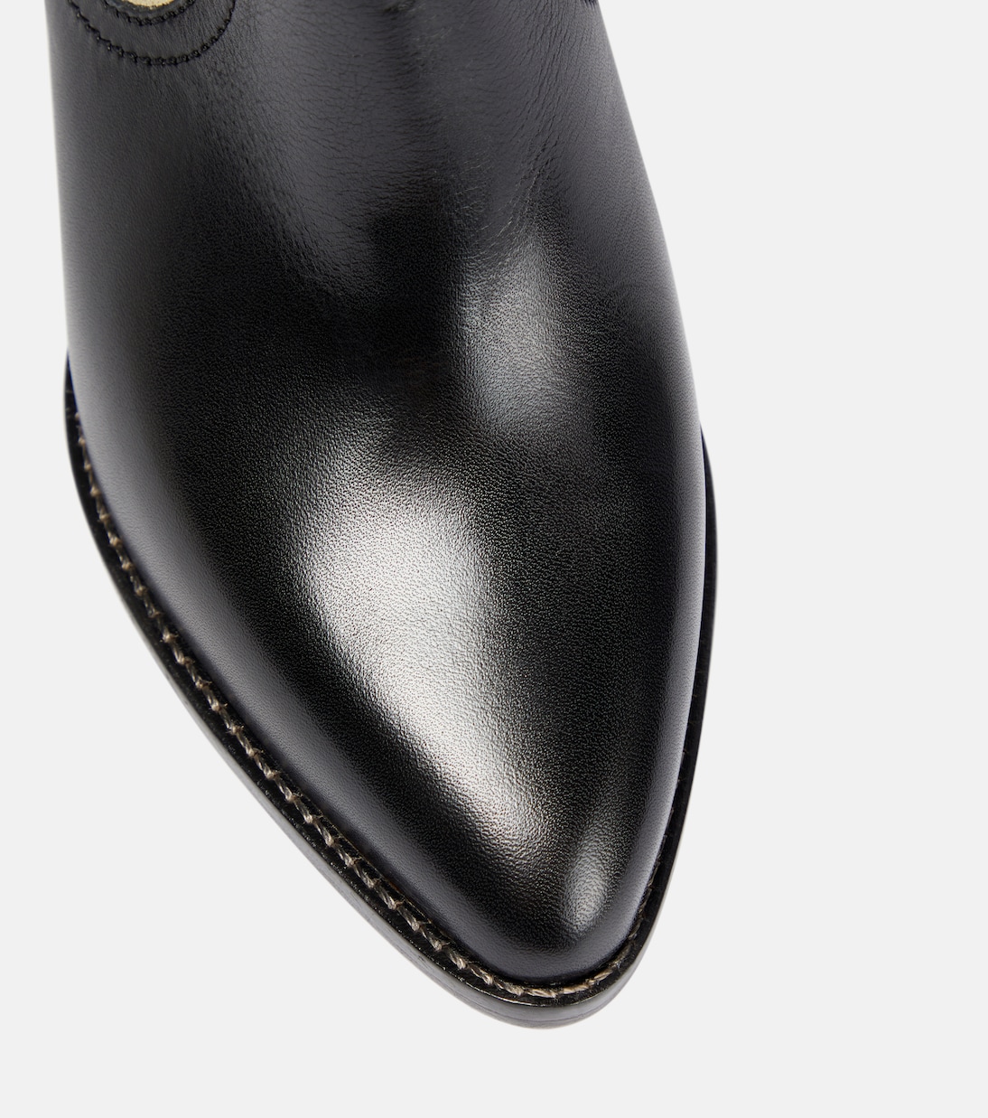 Leila leather and suede cowboy boots | Isabel Marant