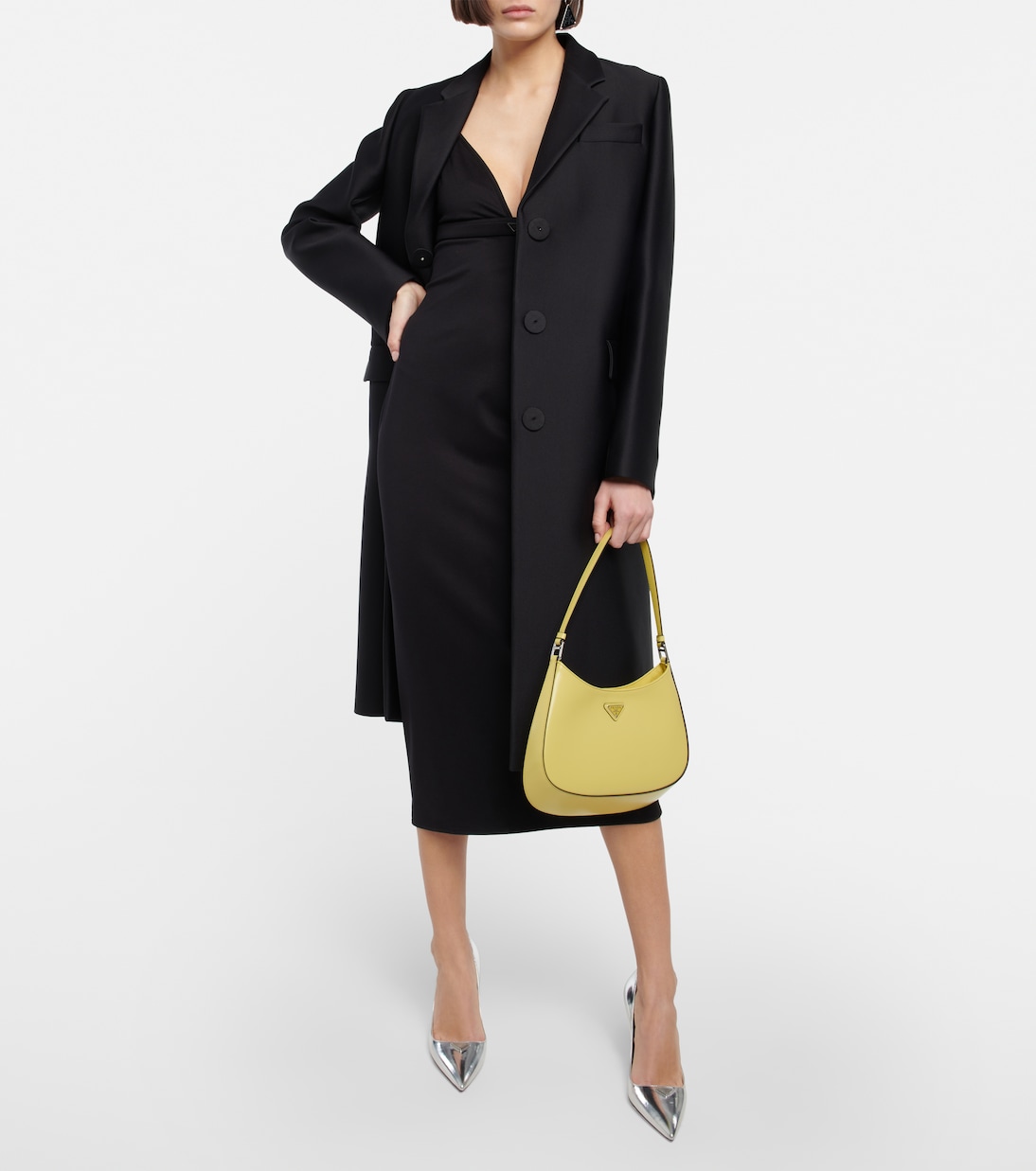 Schultertasche Cleo Small aus Leder | Prada