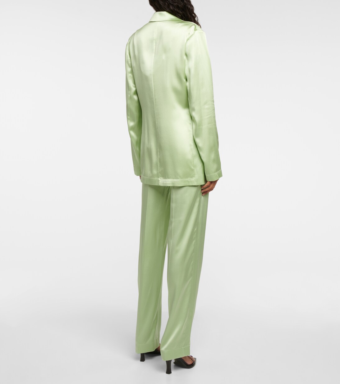 Blazer Moxon en satin de soie | Joseph