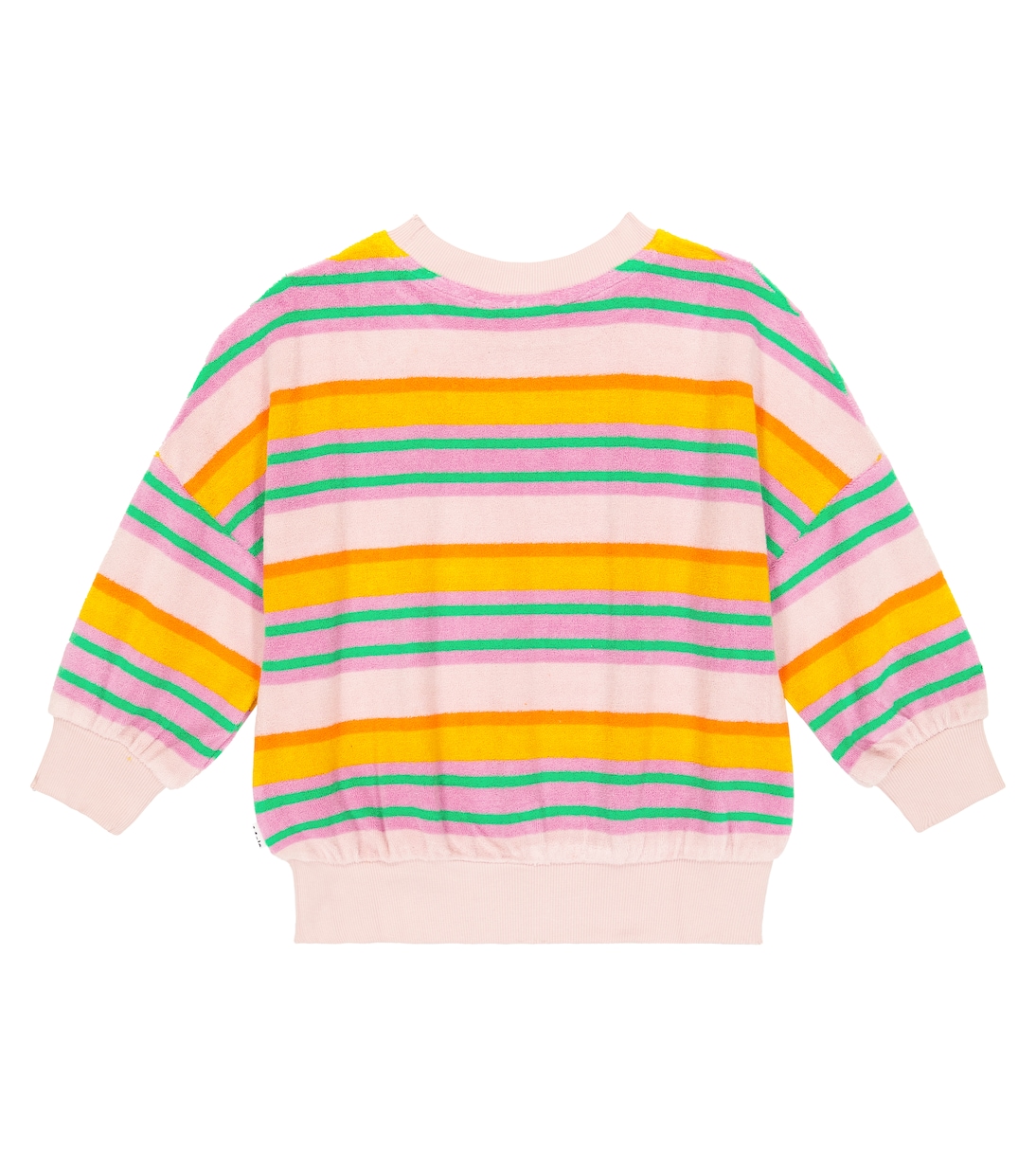 Striped  cotton-blend terry sweatshirt | Molo