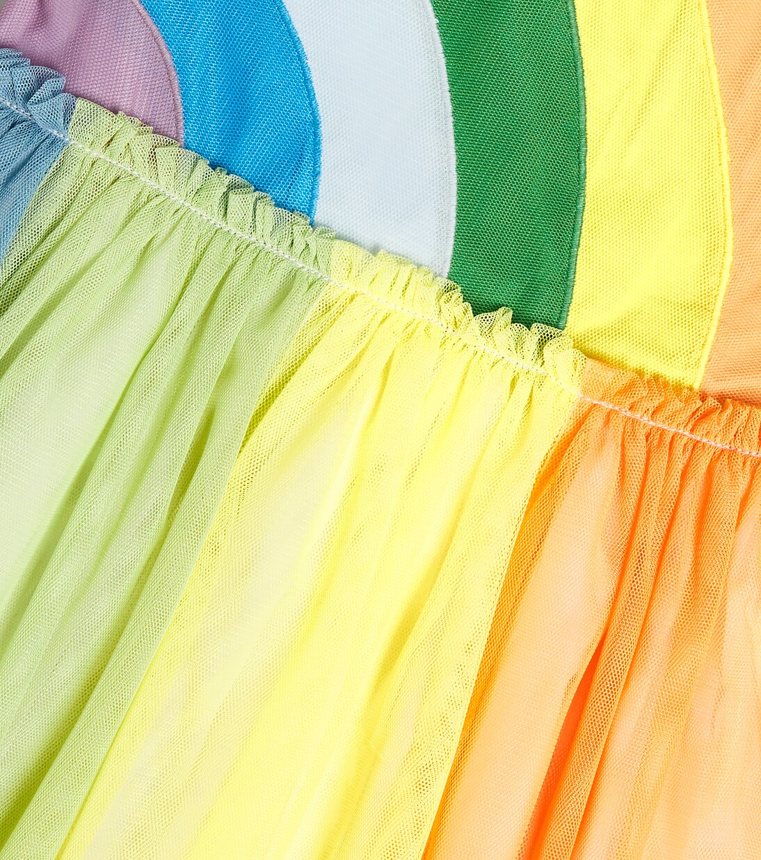 Baby rainbow tulle dress | Stella McCartney Kids