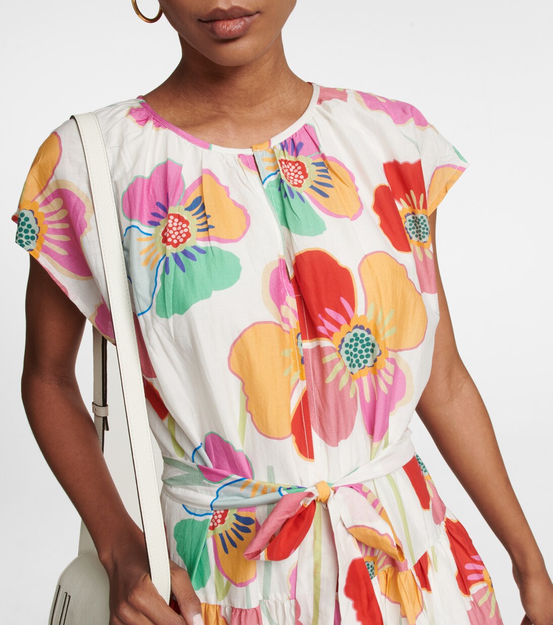 Robe longue Savannah en coton et soie | Velvet