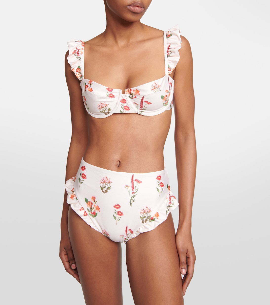 Culotte de bikini Jengibre Oasis à fleurs | Agua by Agua Bendita