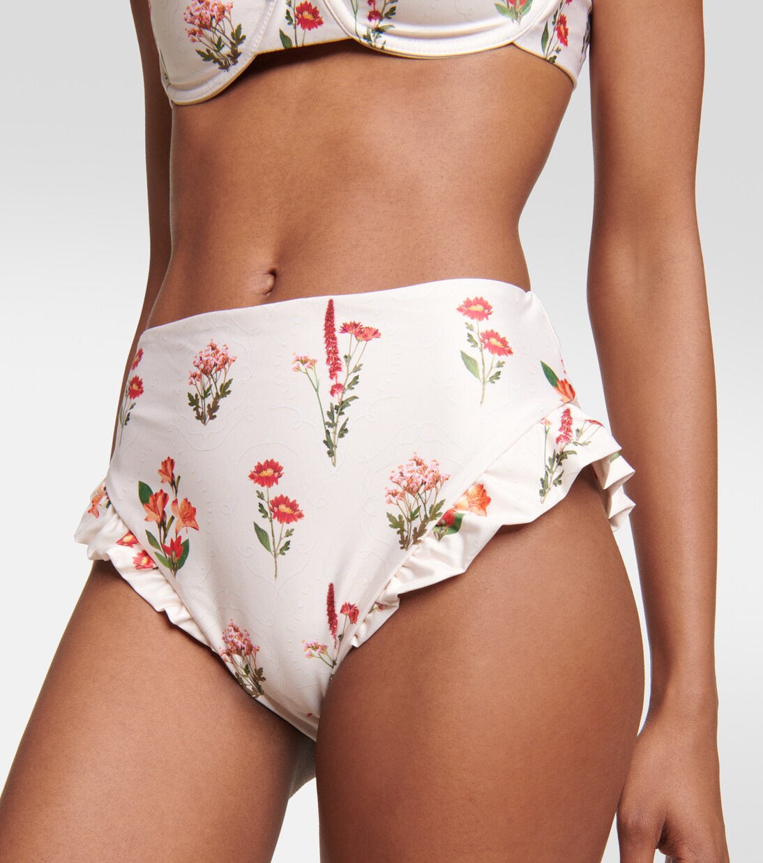 Culotte de bikini Jengibre Oasis à fleurs | Agua by Agua Bendita