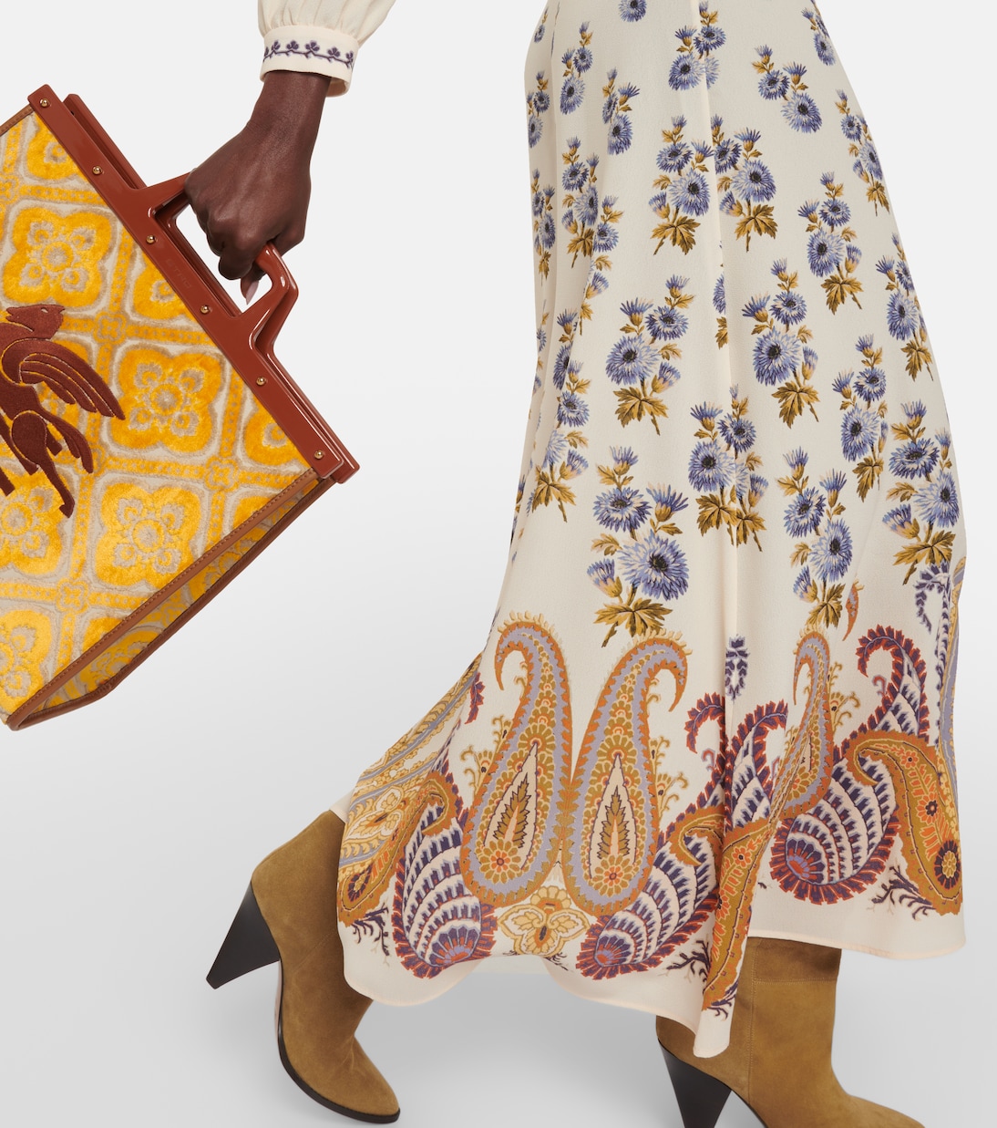 Robe midi à motif cachemire | Etro