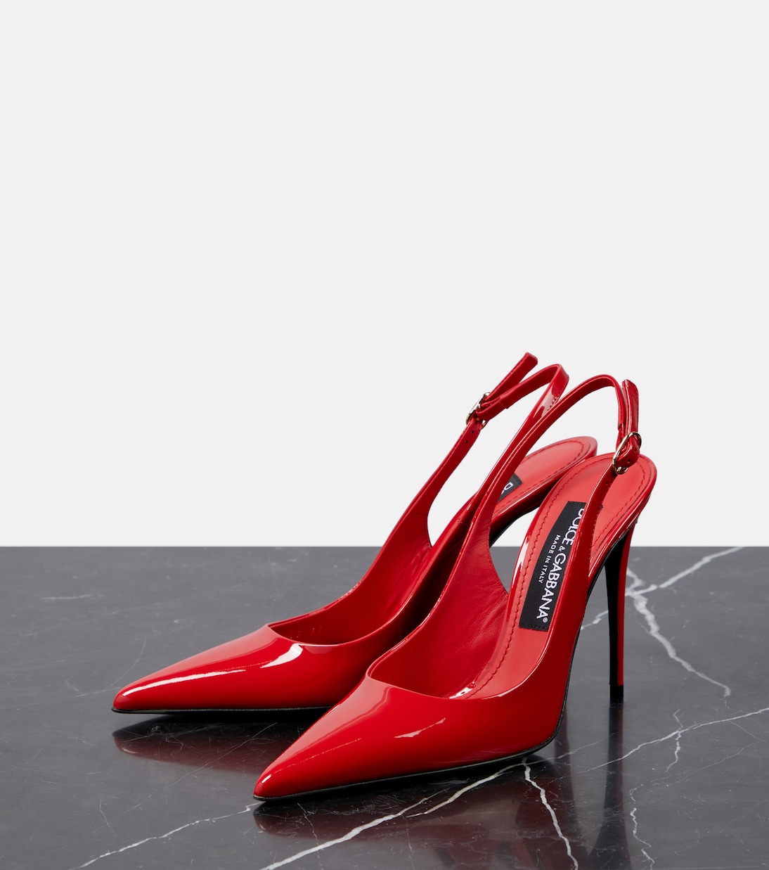 DG patent leather slingback pumps | Dolce&Gabbana