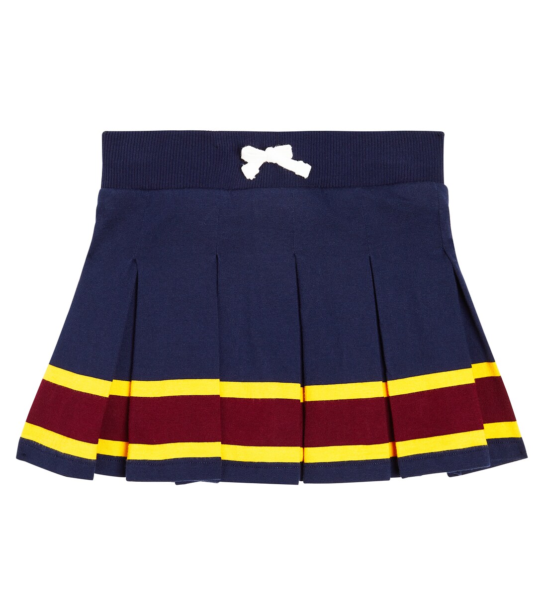 Pleated cotton-blend jersey skirt | Polo Ralph Lauren Kids