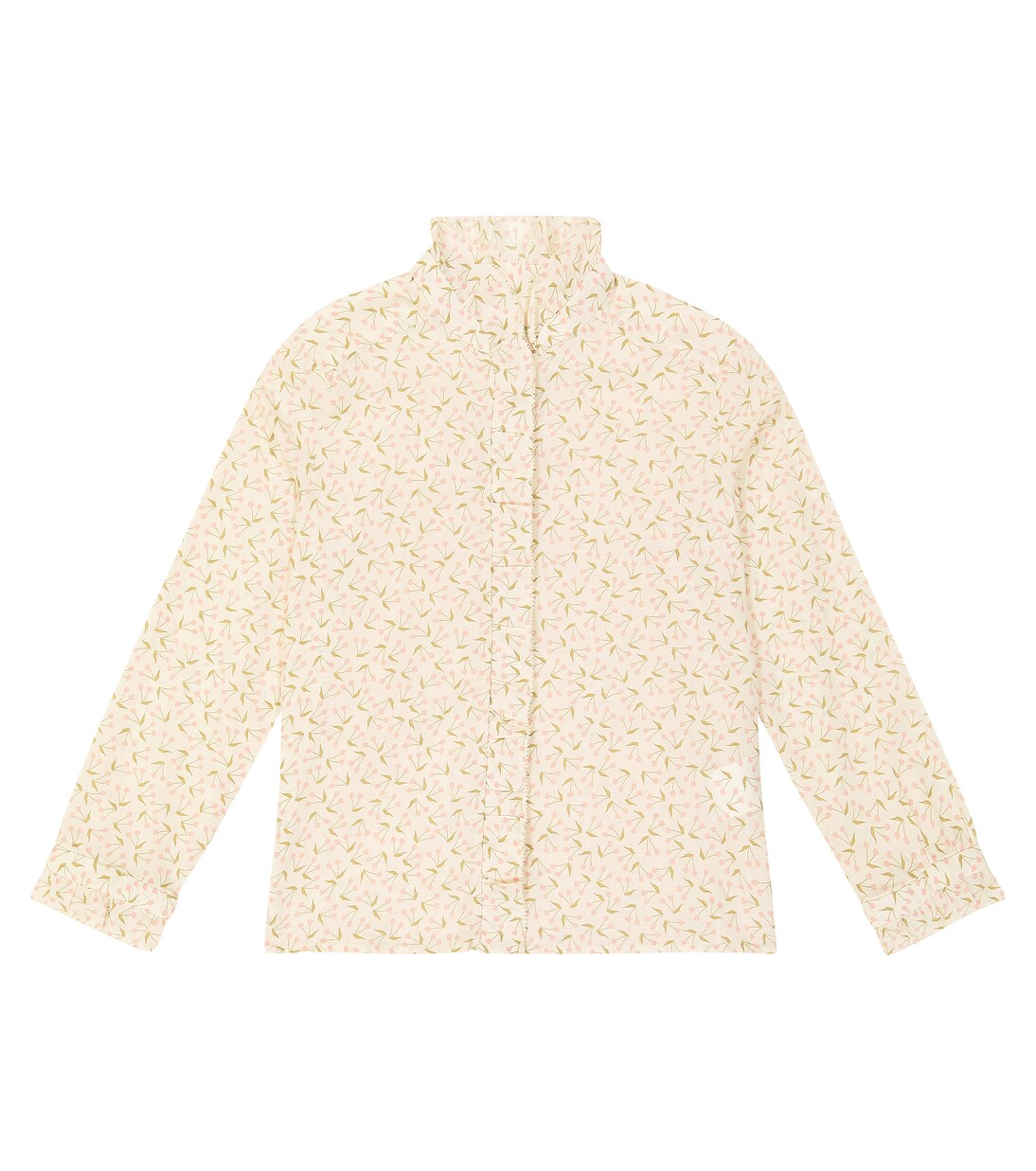 Bree cherry-printed cotton blouse | Bonpoint