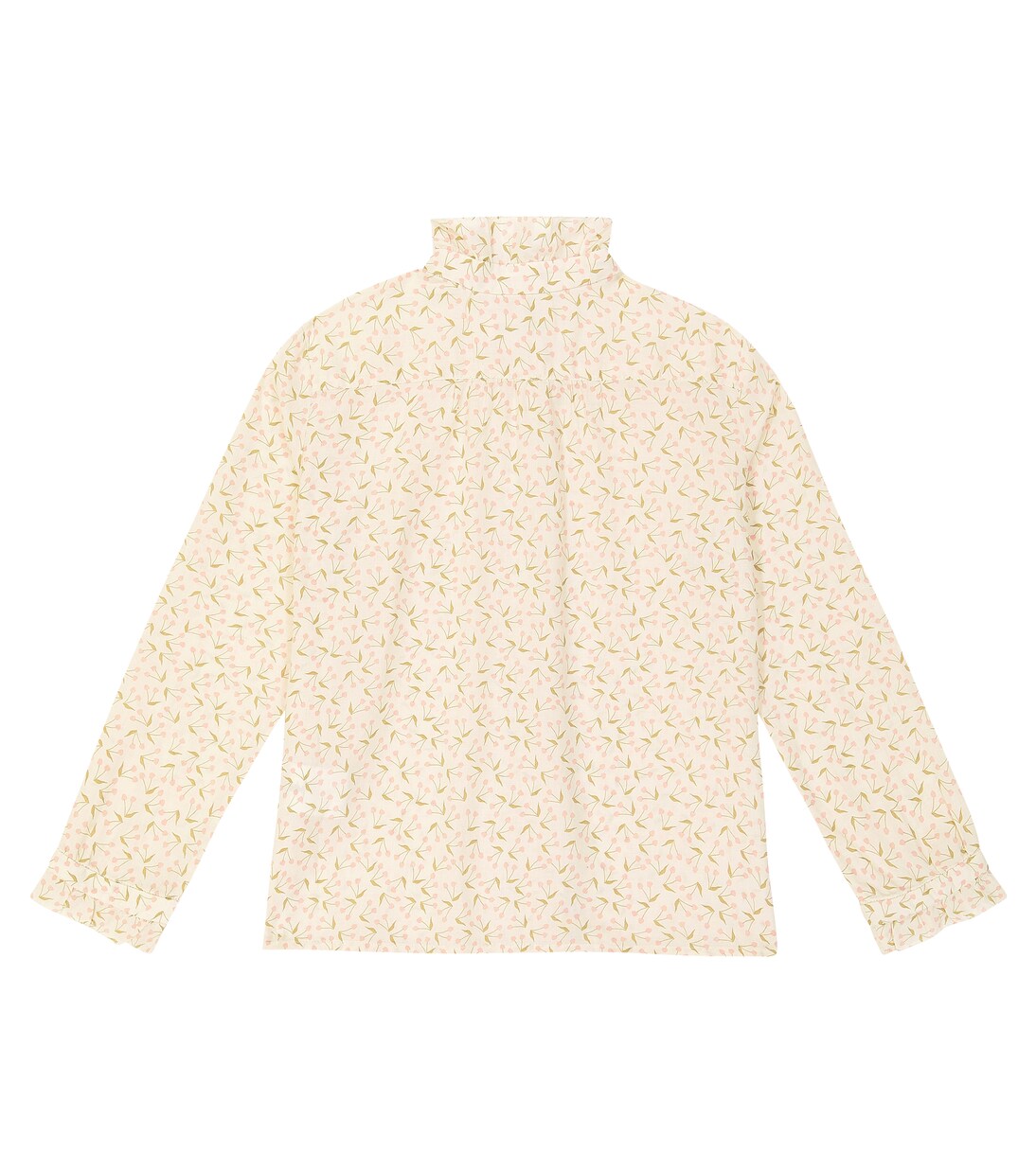 Bree cherry-printed cotton blouse | Bonpoint