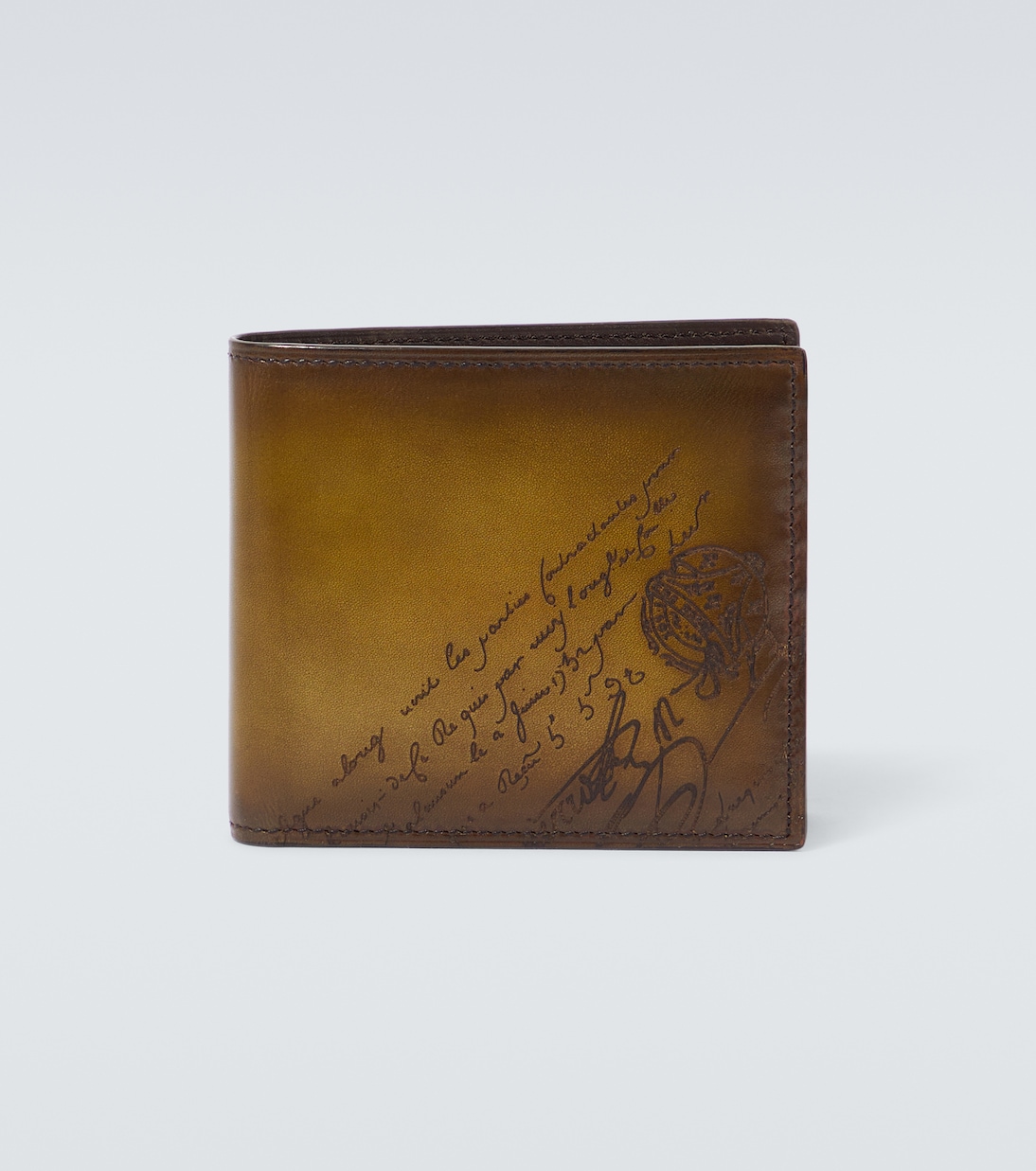 Makore Scritto leather wallet | Berluti