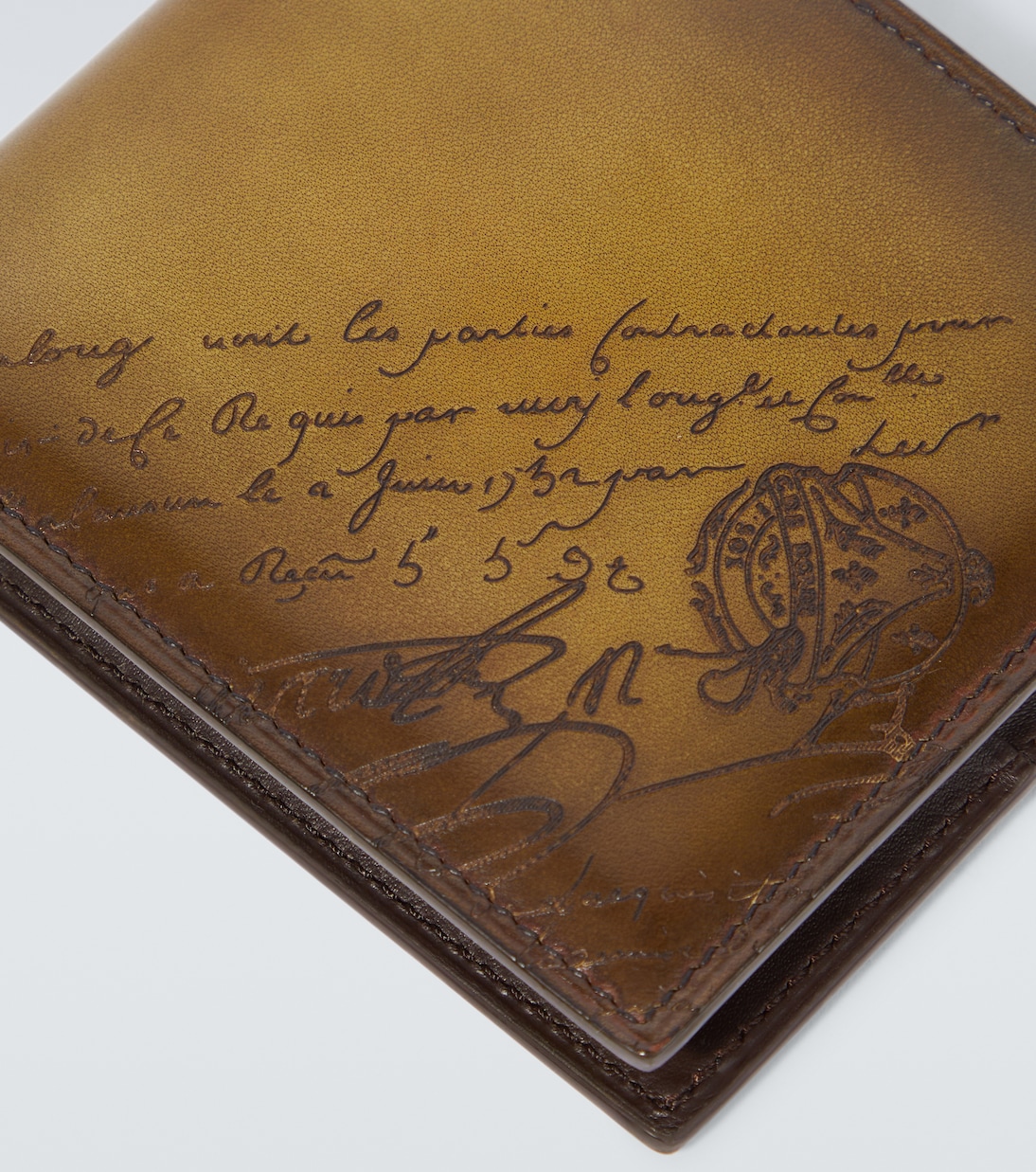 Makore Scritto leather wallet | Berluti